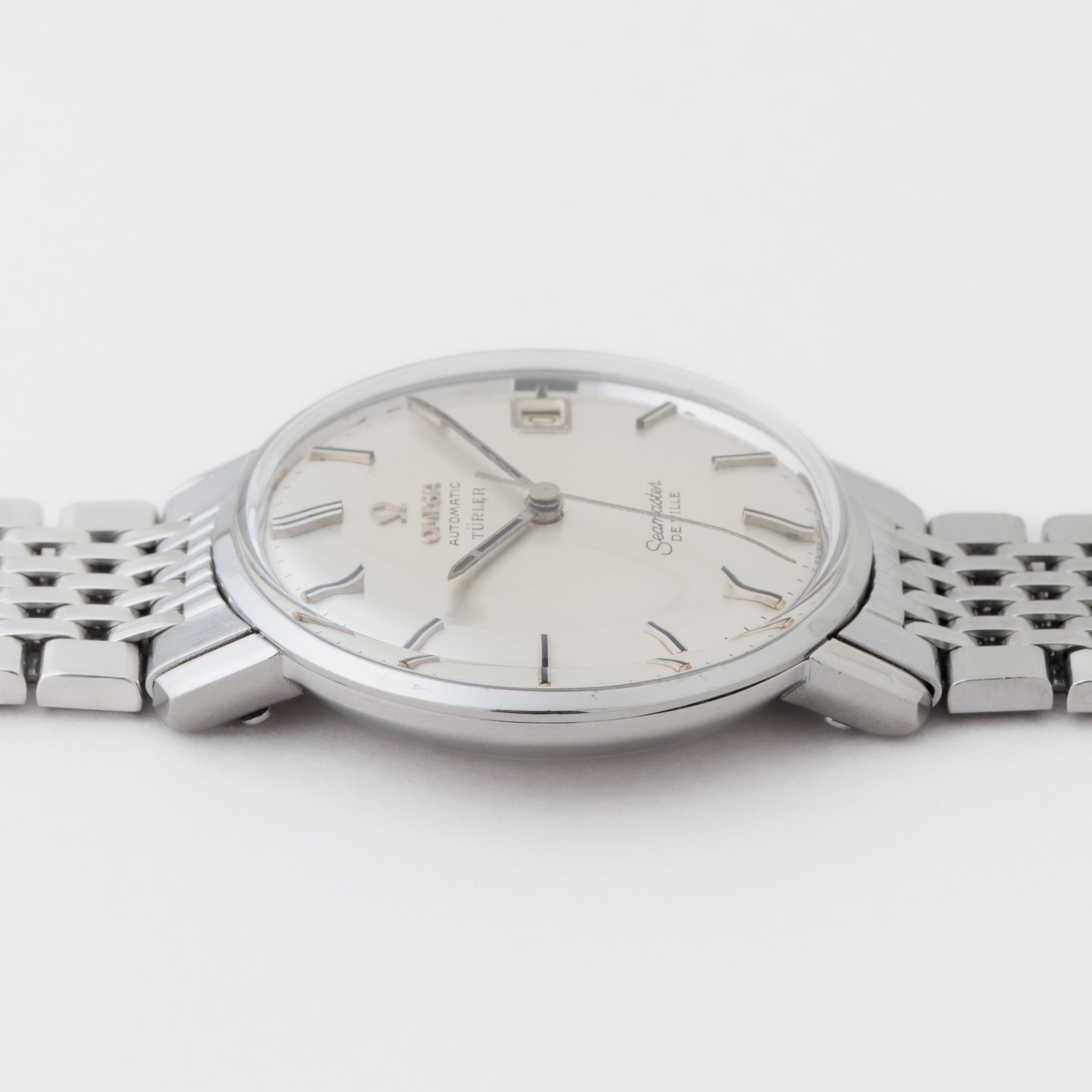 オメガ シーマスター デ・ヴィル チューラーWネーム 1966年製 自動巻 純正ブレス Ref.166.020