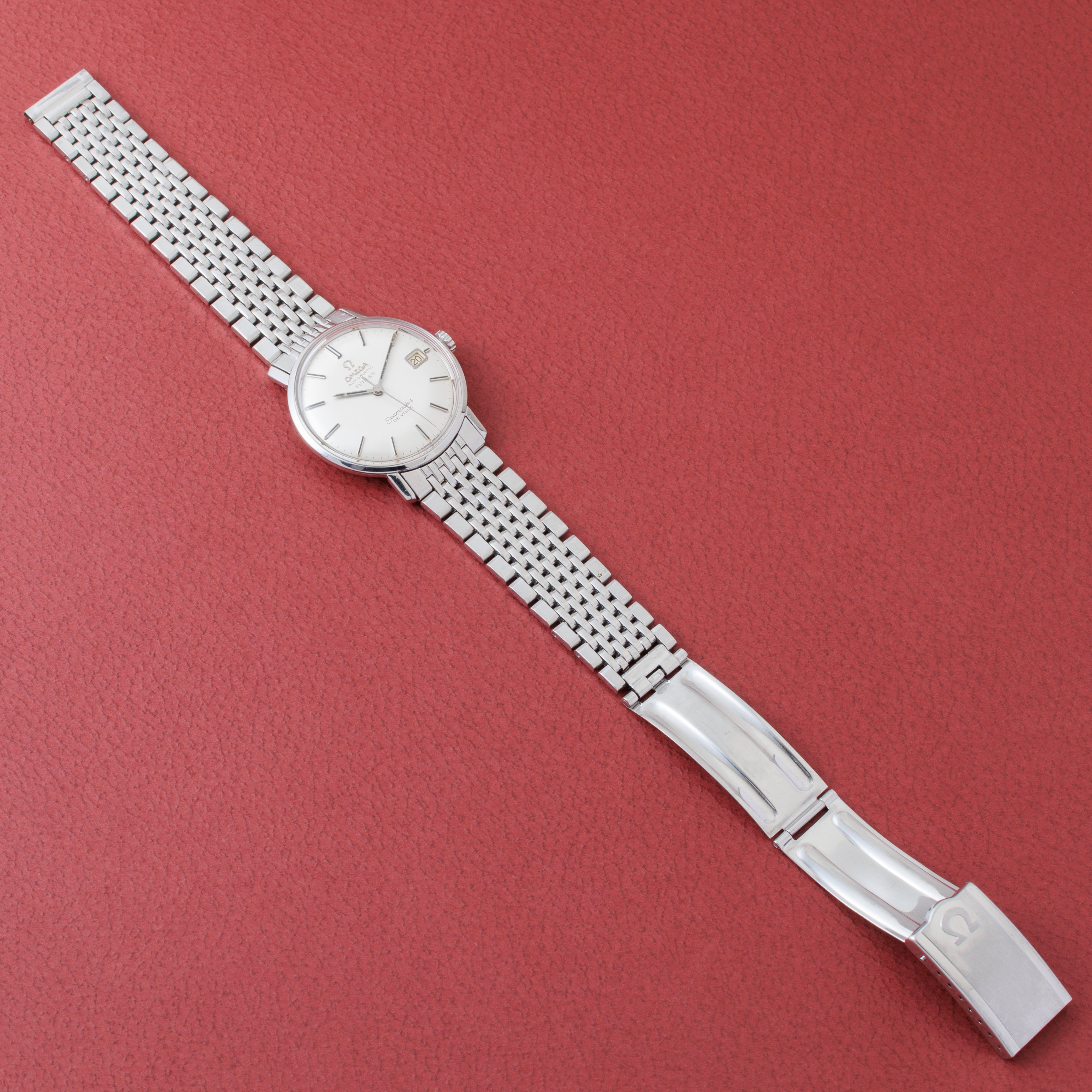 オメガ シーマスター デ・ヴィル チューラーWネーム 1966年製 自動巻 純正ブレス Ref.166.020