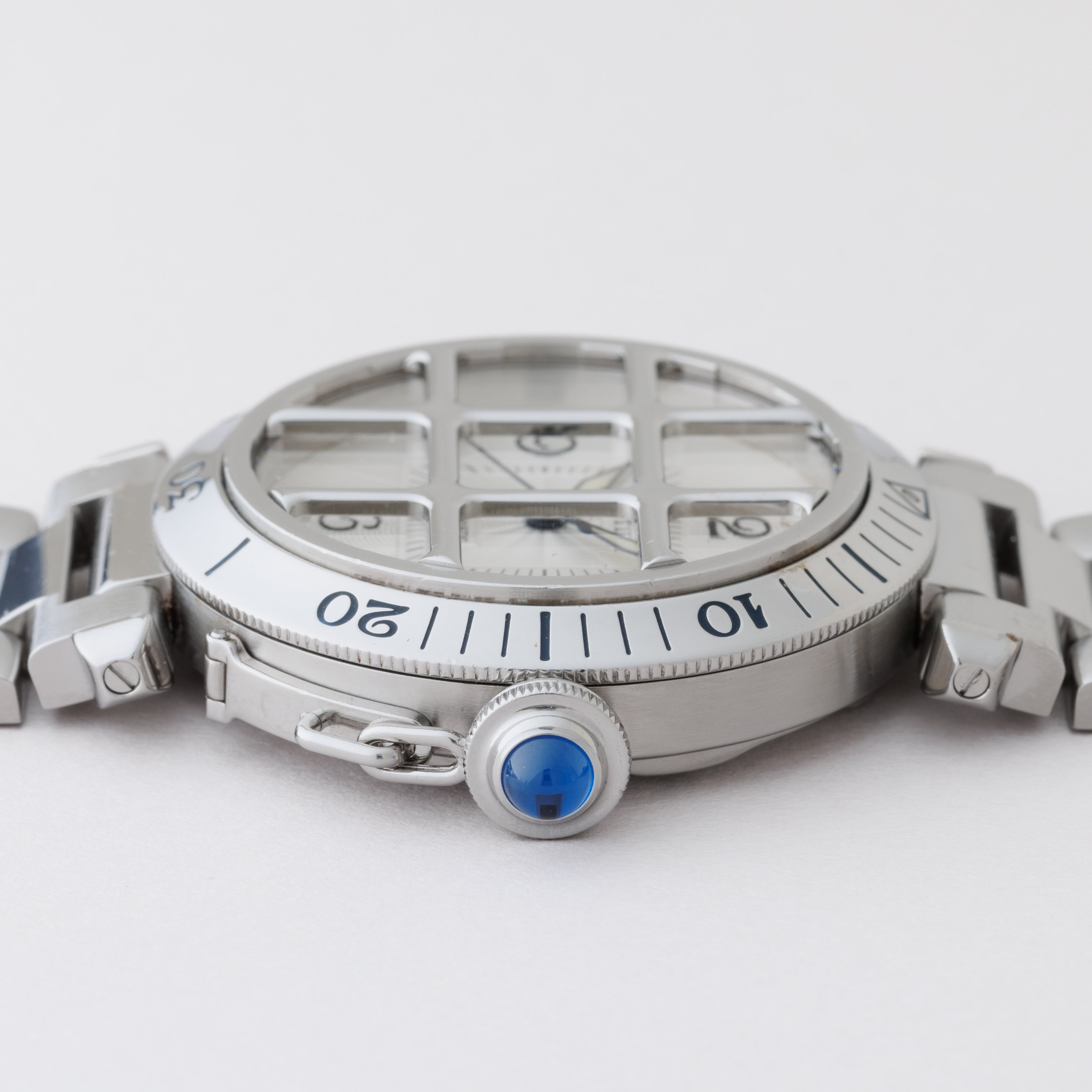 カルティエ パシャグリッド 1990年代製 Ref.W3104055 ホワイトダイヤル