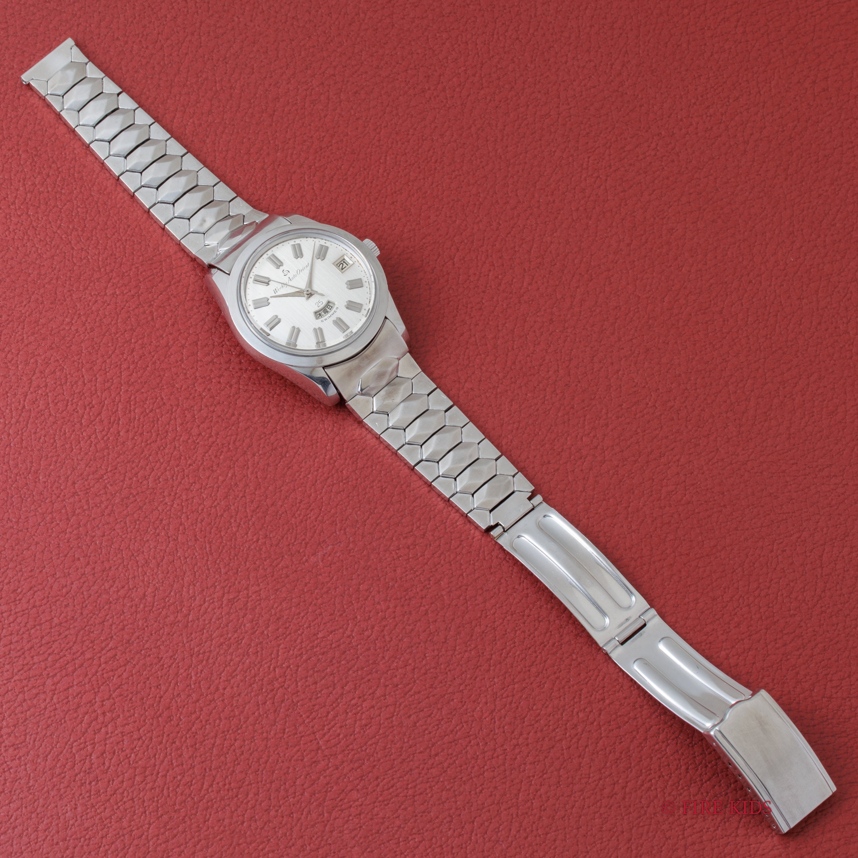 オリンピア オリエント ウィークリー 1960年代 デイデイト スイマー 25石自動巻き