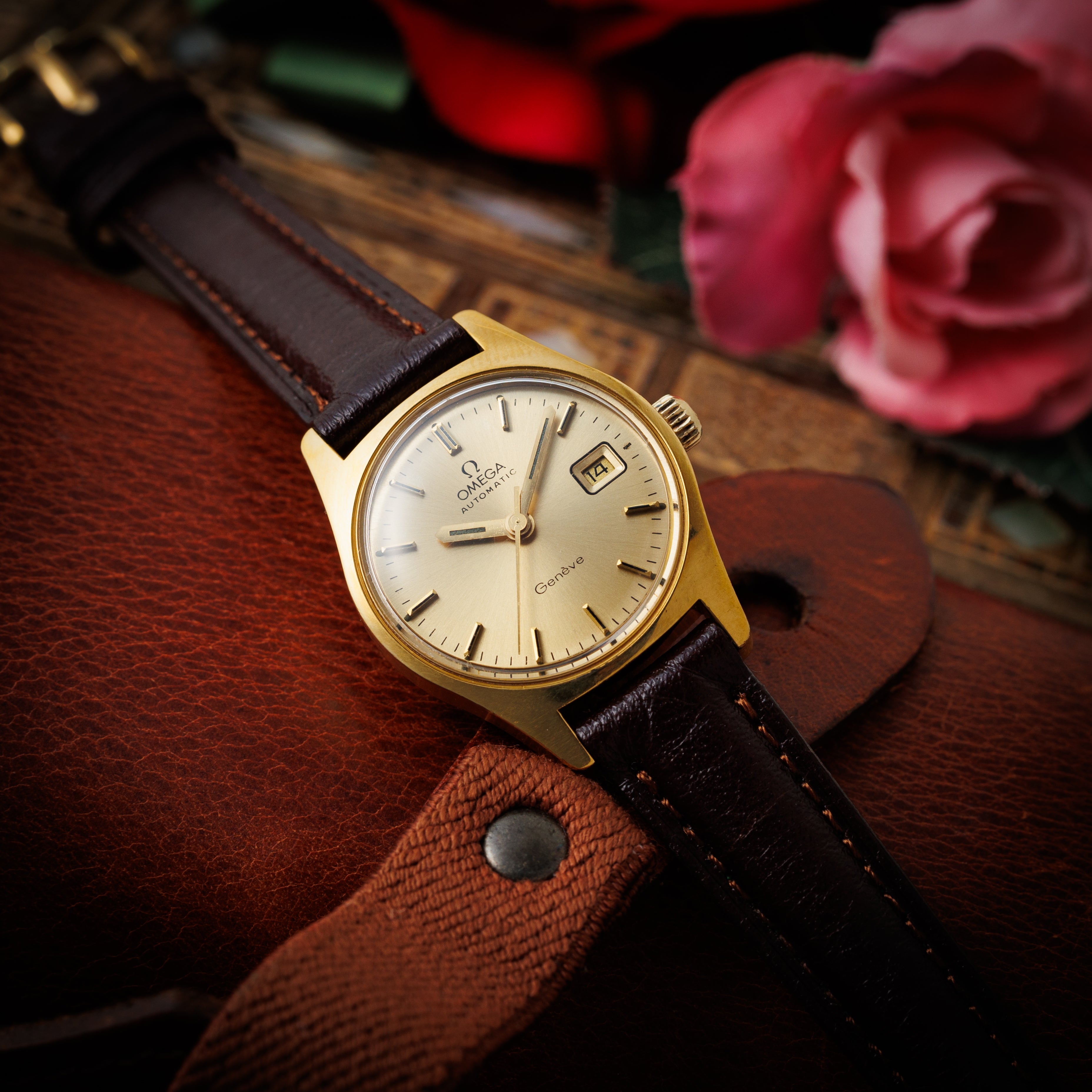 オメガ レディース ジュネーブ 1972年製 金張り オートマチック