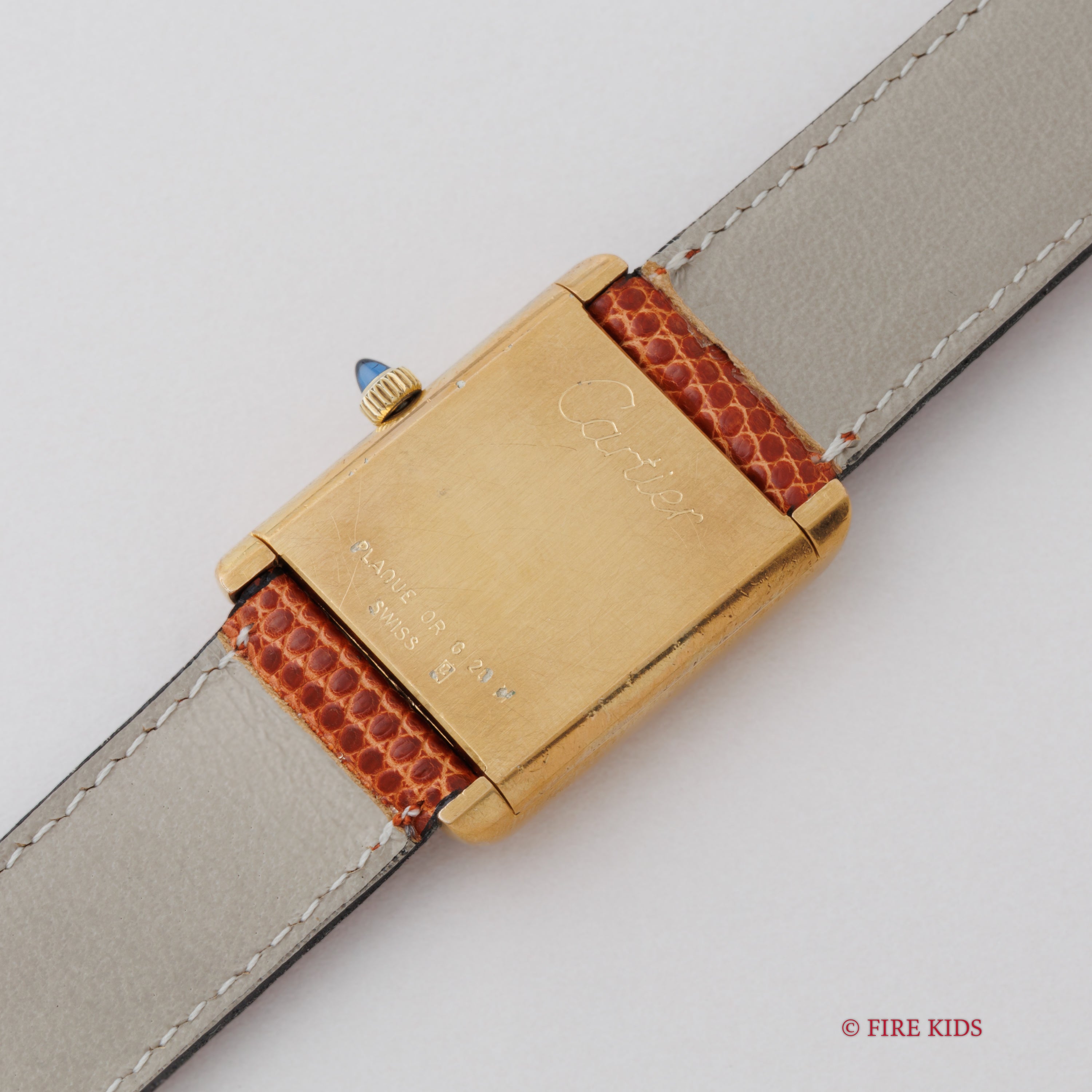 カルティエ プレマストタンク LMサイズ 手巻 1970年代製 ホワイトローマンダイヤル