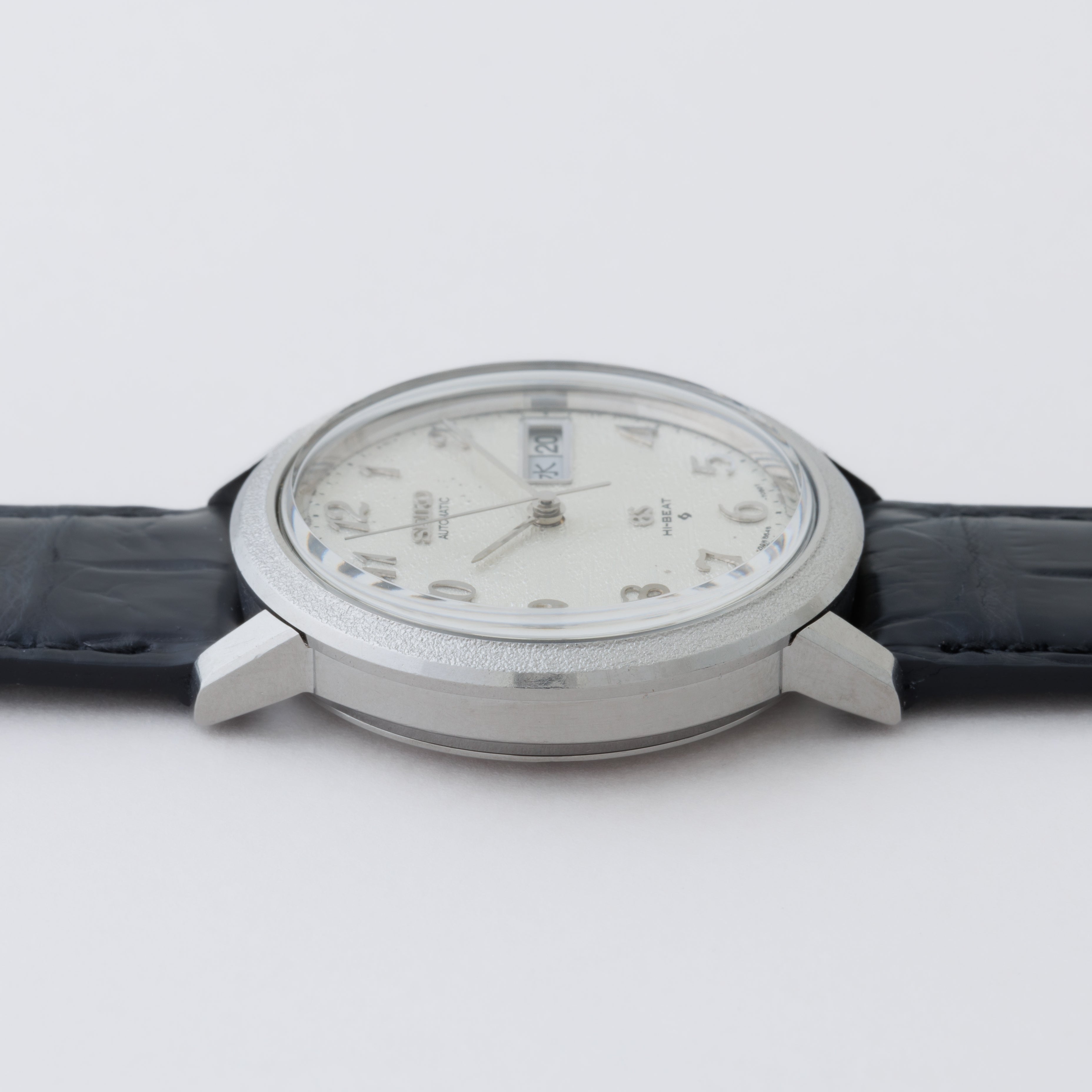 グランドセイコー ハイビート自動巻き 1973年製 アラビアダイヤル ハンマートーンベゼル 5646‐7040