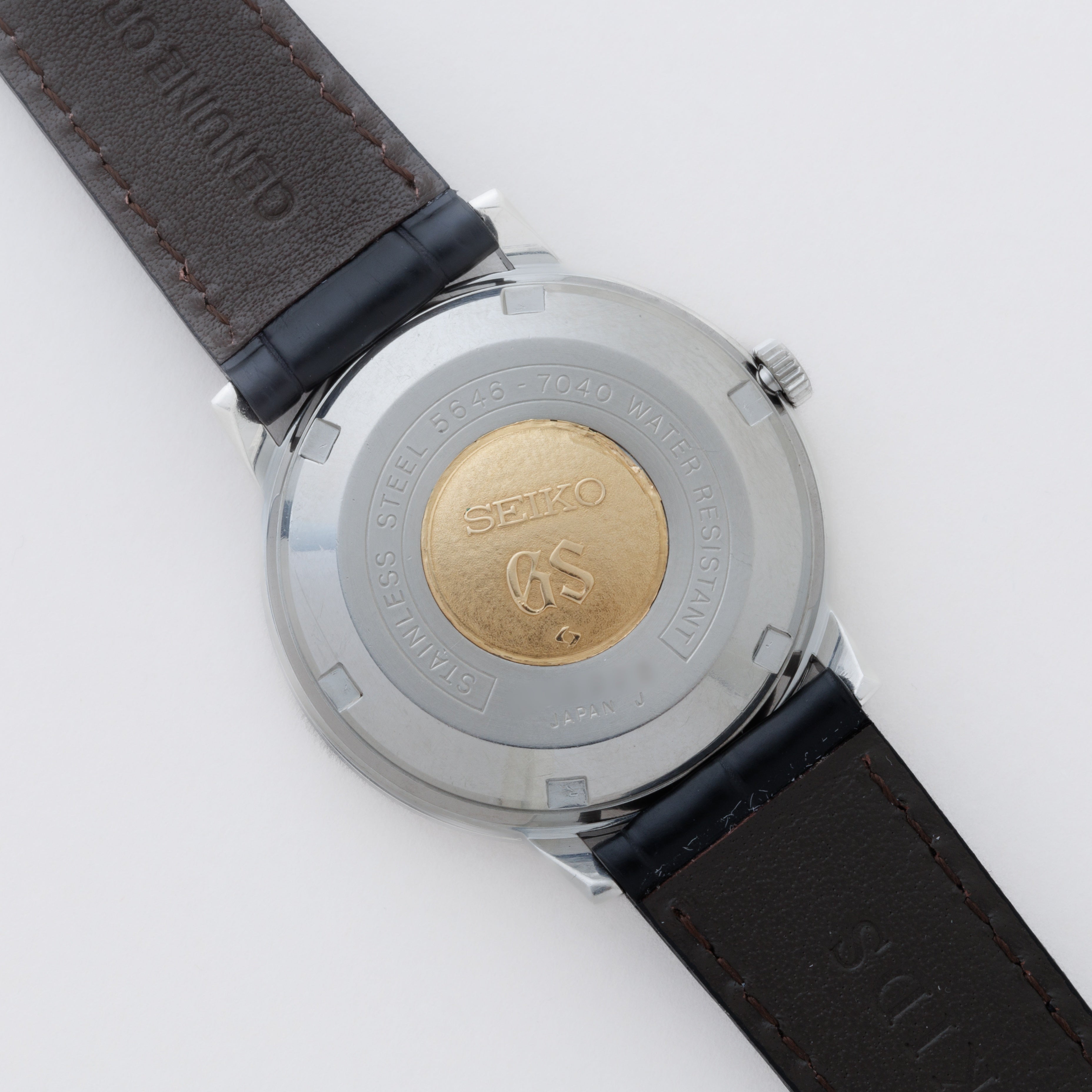 グランドセイコー ハイビート自動巻き 1973年製 アラビアダイヤル ハンマートーンベゼル 5646‐7040