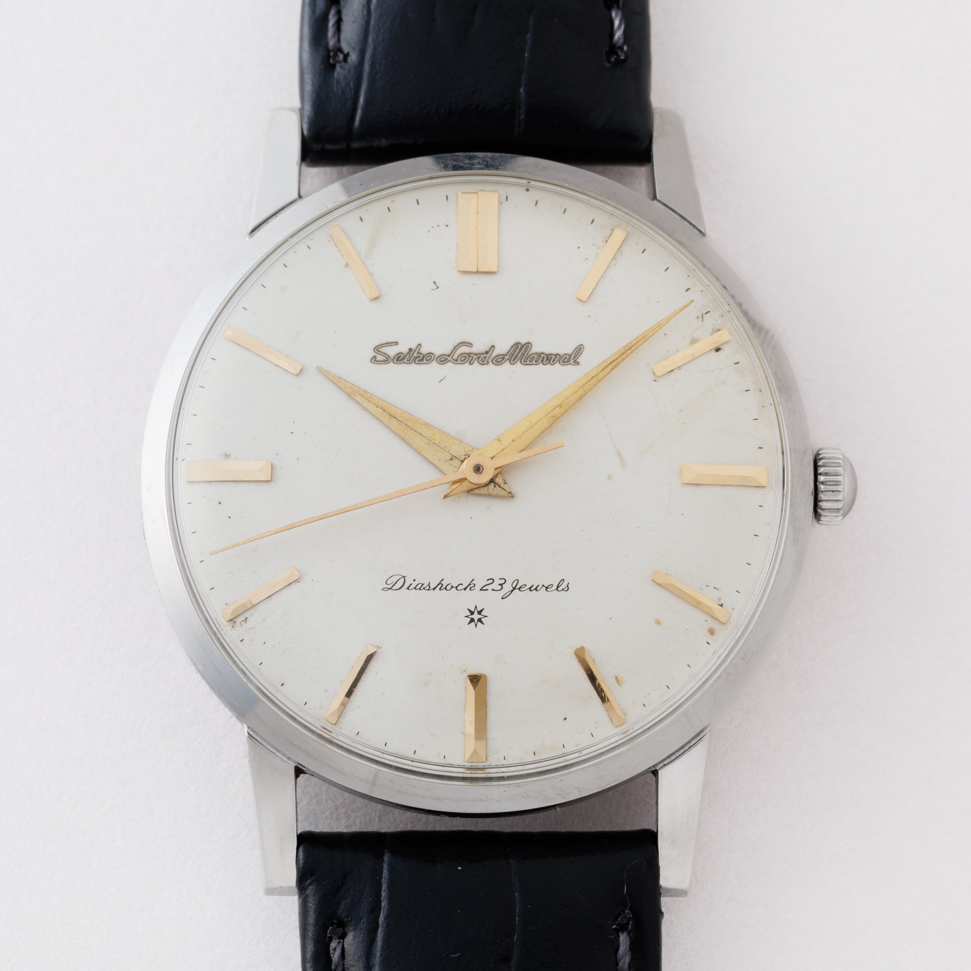 セイコー ロードマーベル 1960年製 Ref.J14038 手巻き 彫文字ロゴ SDダイヤル