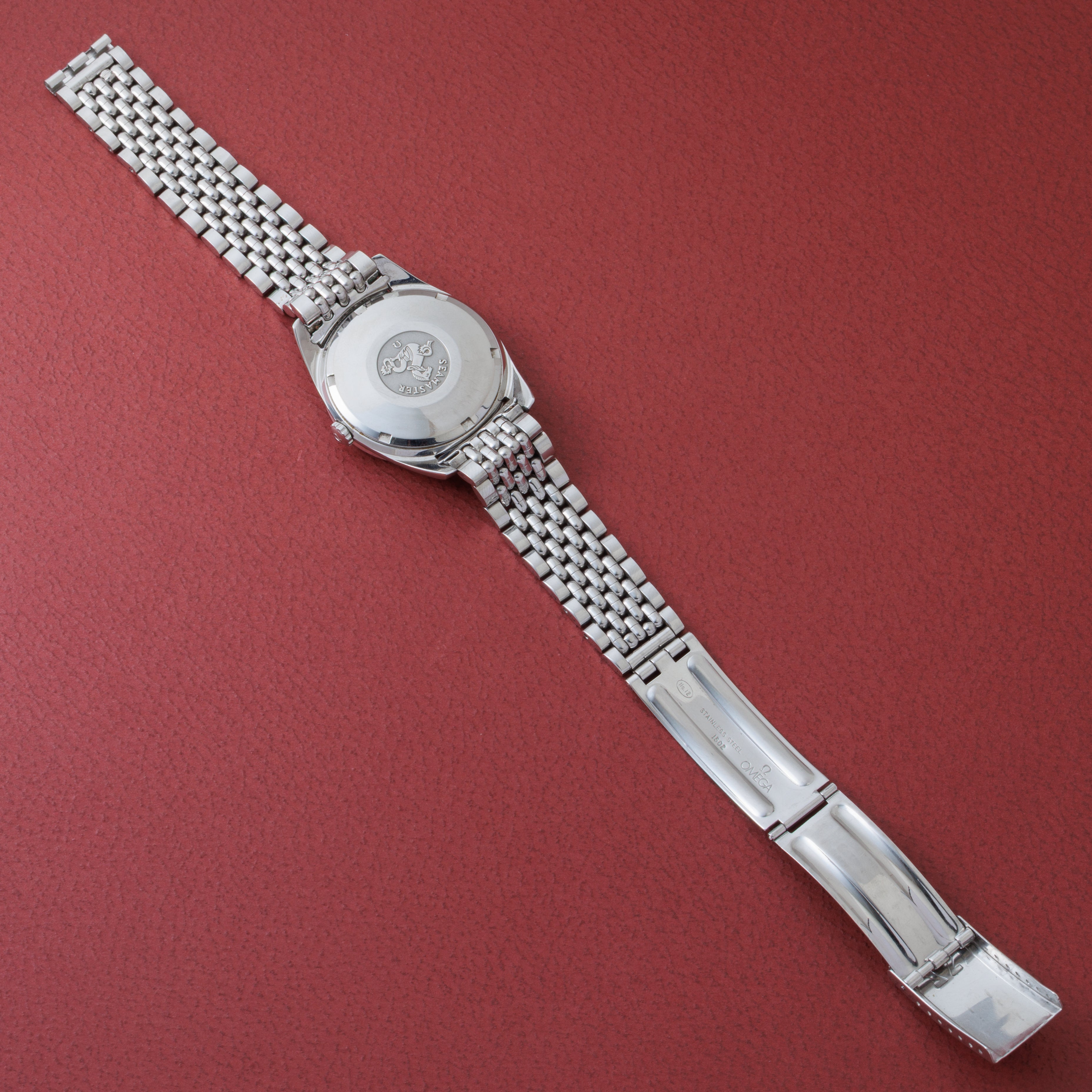 オメガ シーマスター 1966年製 Ref.166.010 シルバーダイヤル 純正ライスブレス