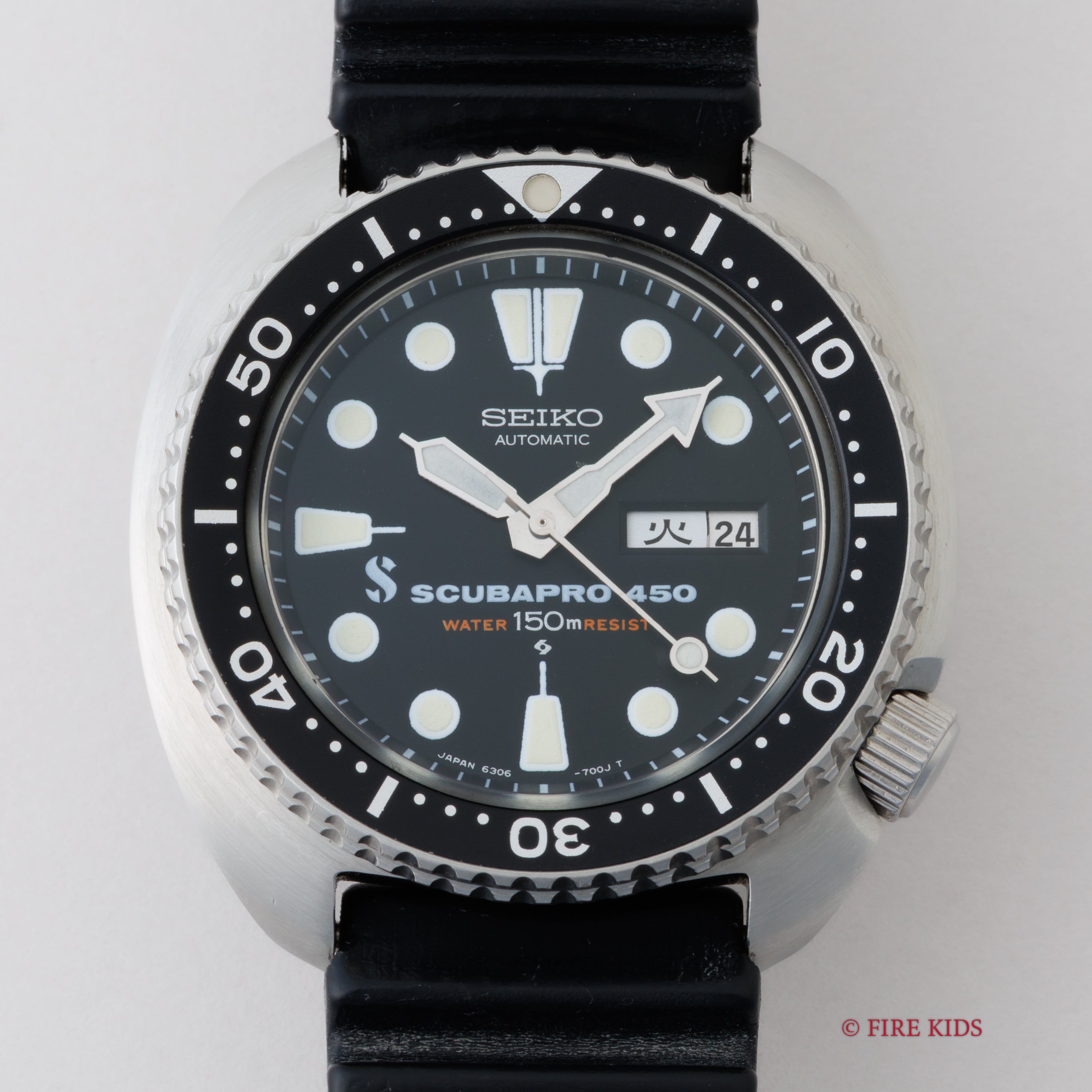 セイコー サードダイバー 1978年製 150mダイバー 3rdモデル スキューバプロWネーム Ref.6306-7001 国内仕様