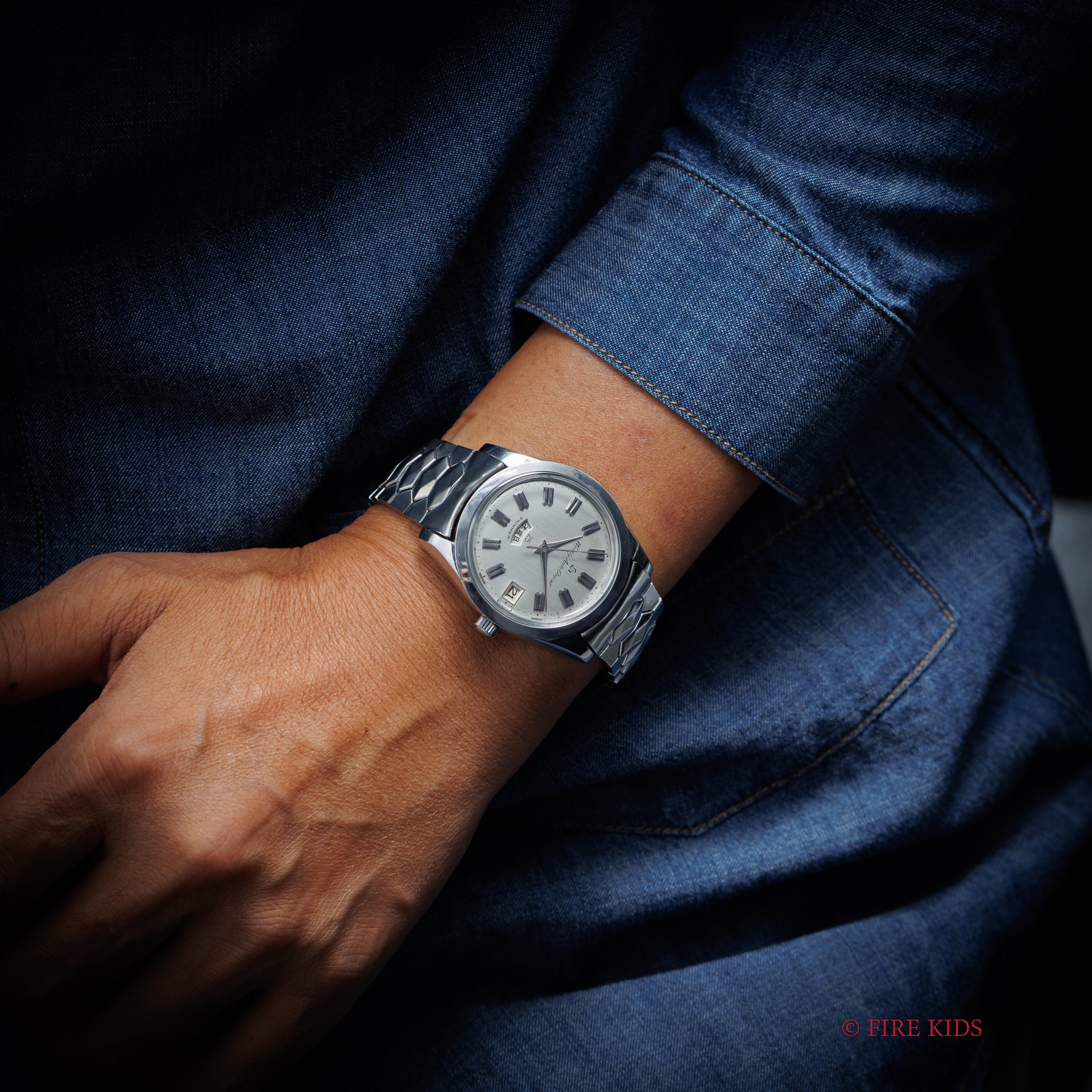 オリンピア オリエント ウィークリー 1960年代 デイデイト スイマー 25石自動巻き