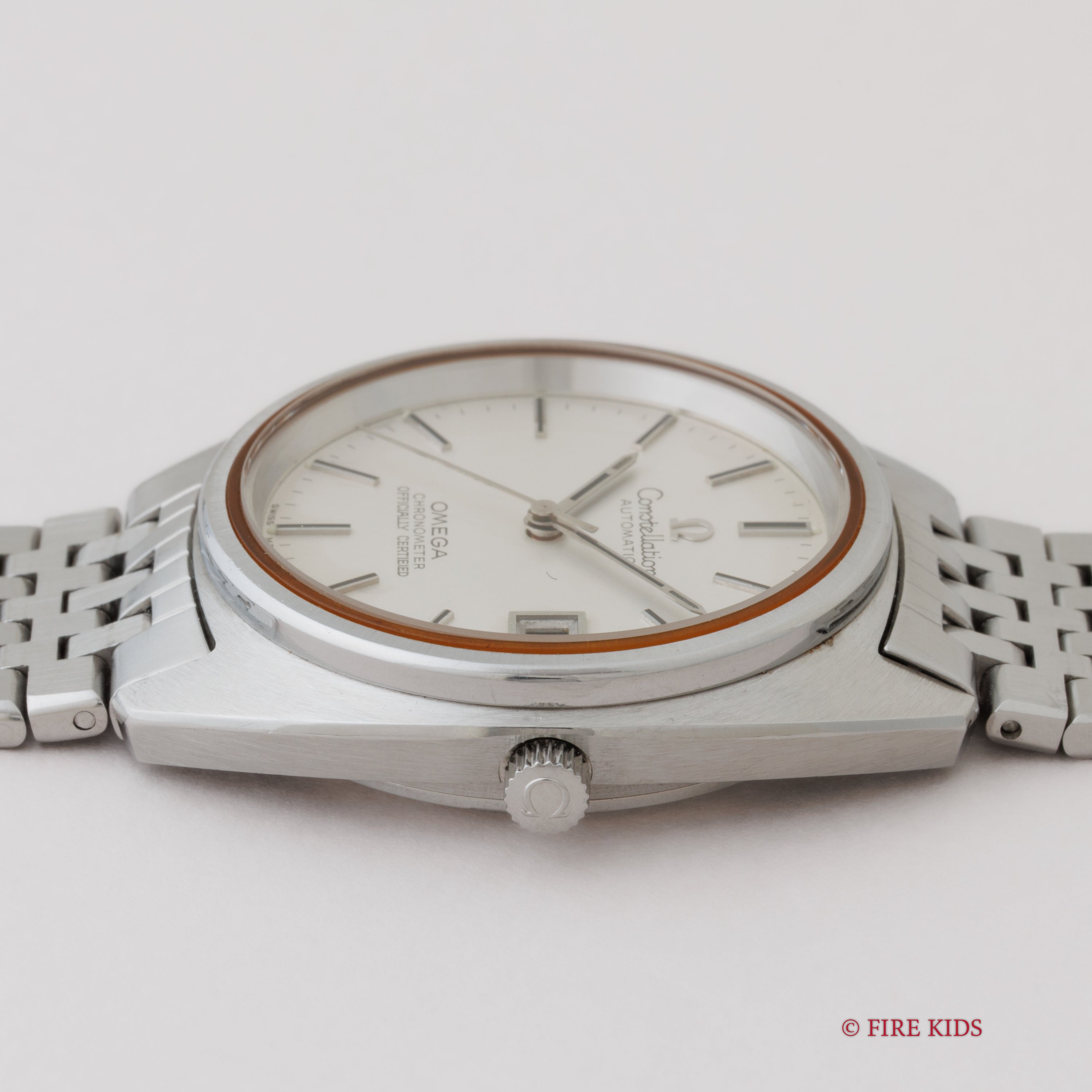 オメガ コンステレーション ジェンタ 後期型 1971年製 自動巻 純正ステンレスブレス付