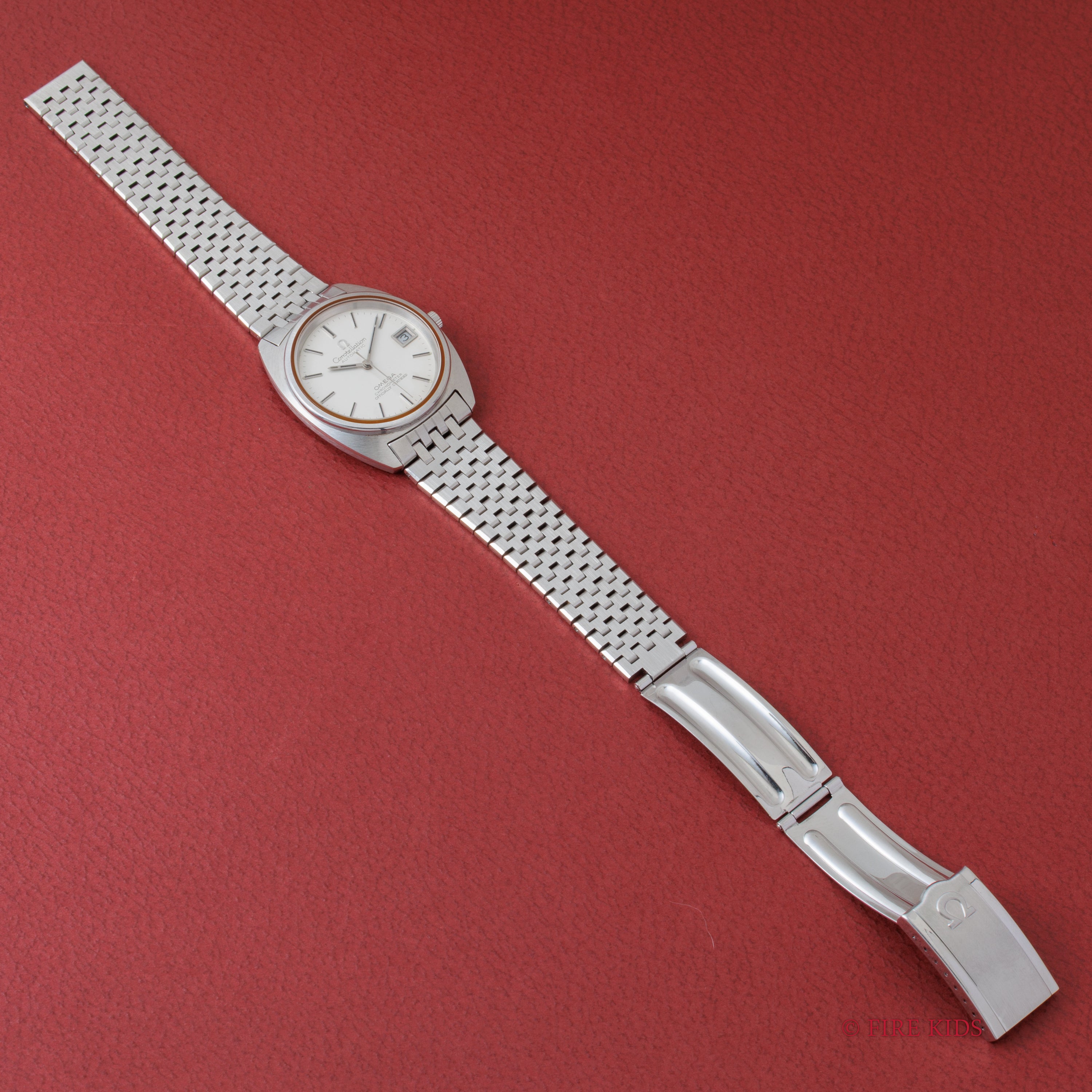 オメガ コンステレーション ジェンタ 後期型 1971年製 自動巻 純正ステンレスブレス付