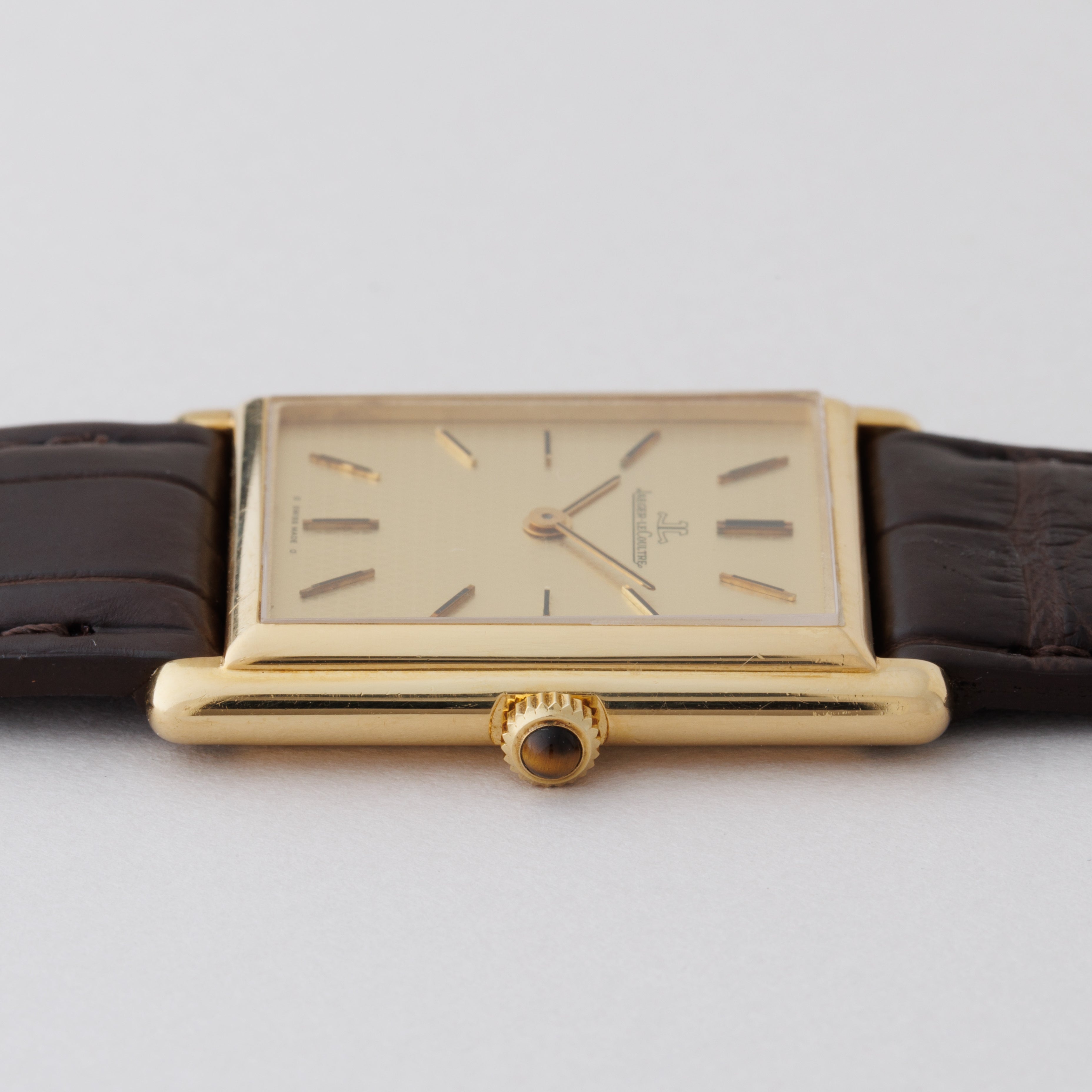 ジャガー・ルクルト レクタンギュラー 1970年代製 18金無垢 Ref.6129.21 タンクウォッチ