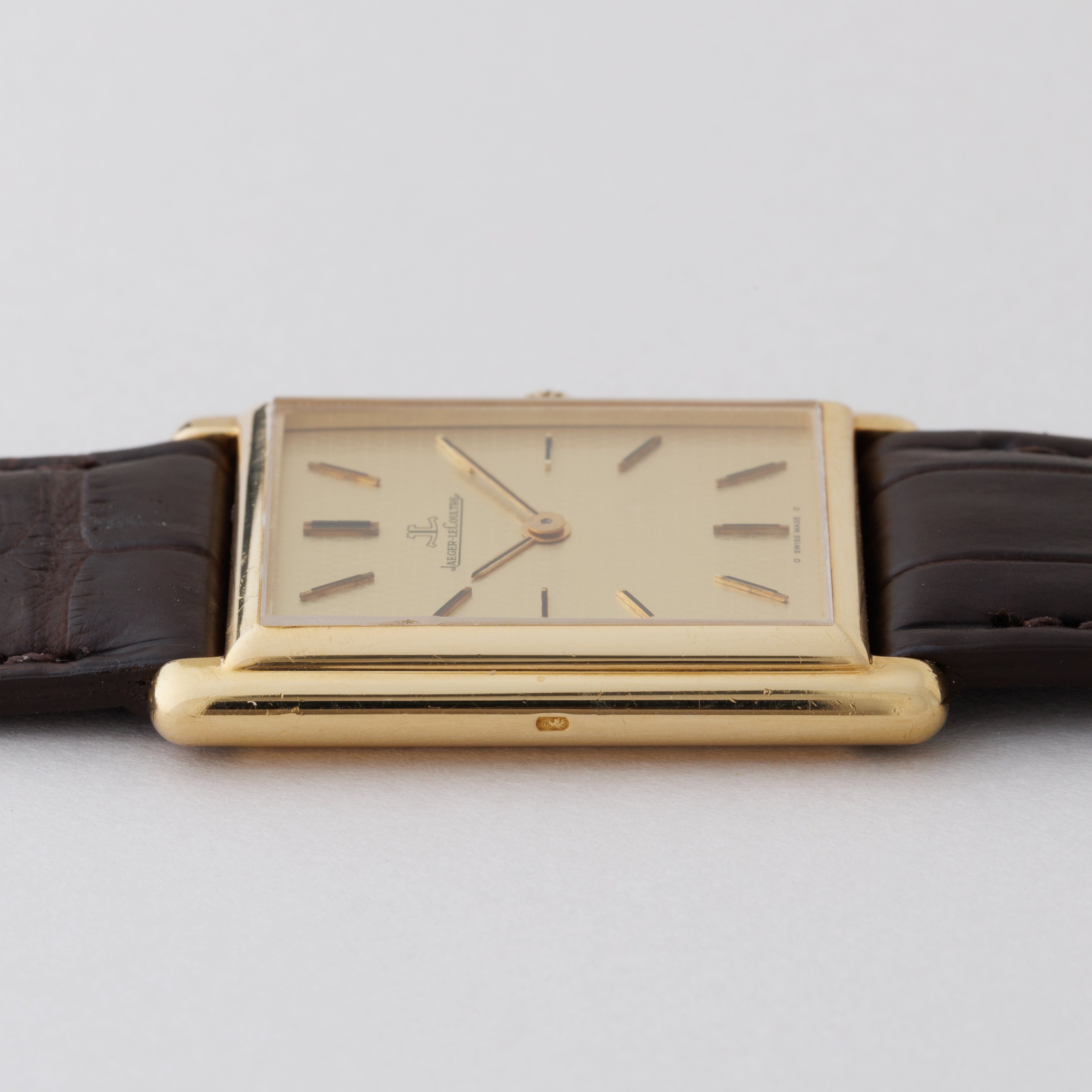 ジャガー・ルクルト レクタンギュラー 1970年代製 18金無垢 Ref.6129.21 タンクウォッチ