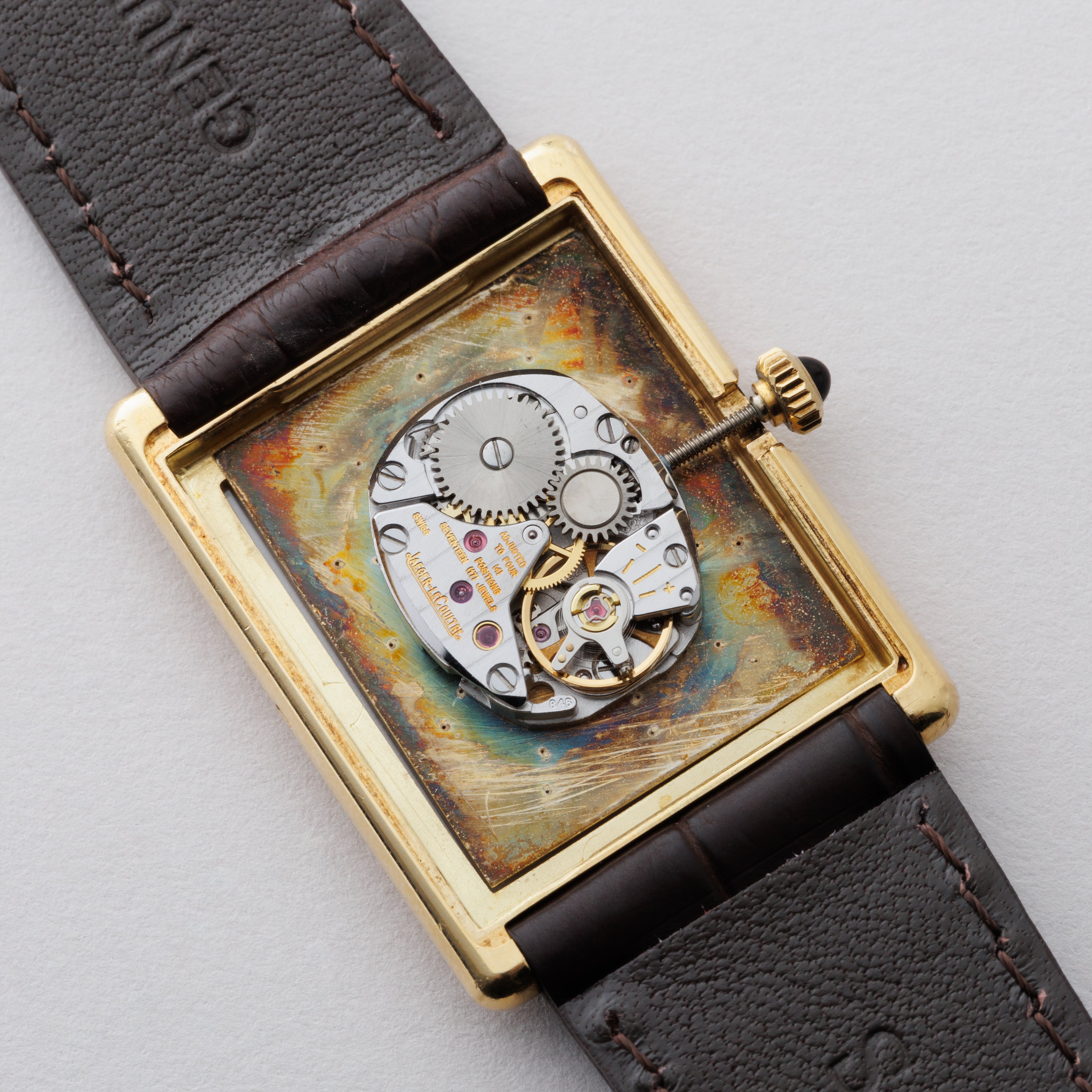 ジャガー・ルクルト レクタンギュラー 1970年代製 18金無垢 Ref.6129.21 タンクウォッチ