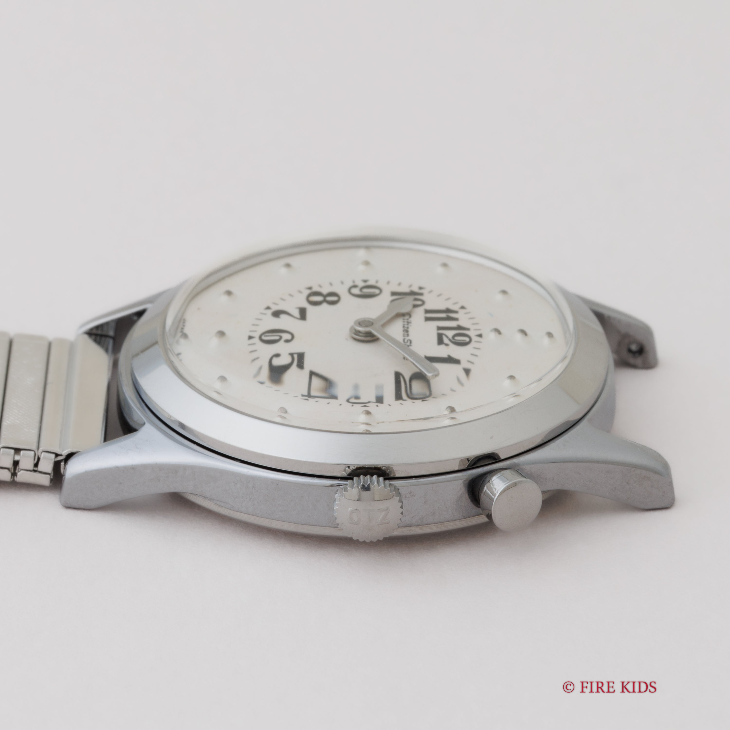 シチズン 国産初の盲人用腕時計 シャイン 1965年製 オリジナルブレス付き 手巻き