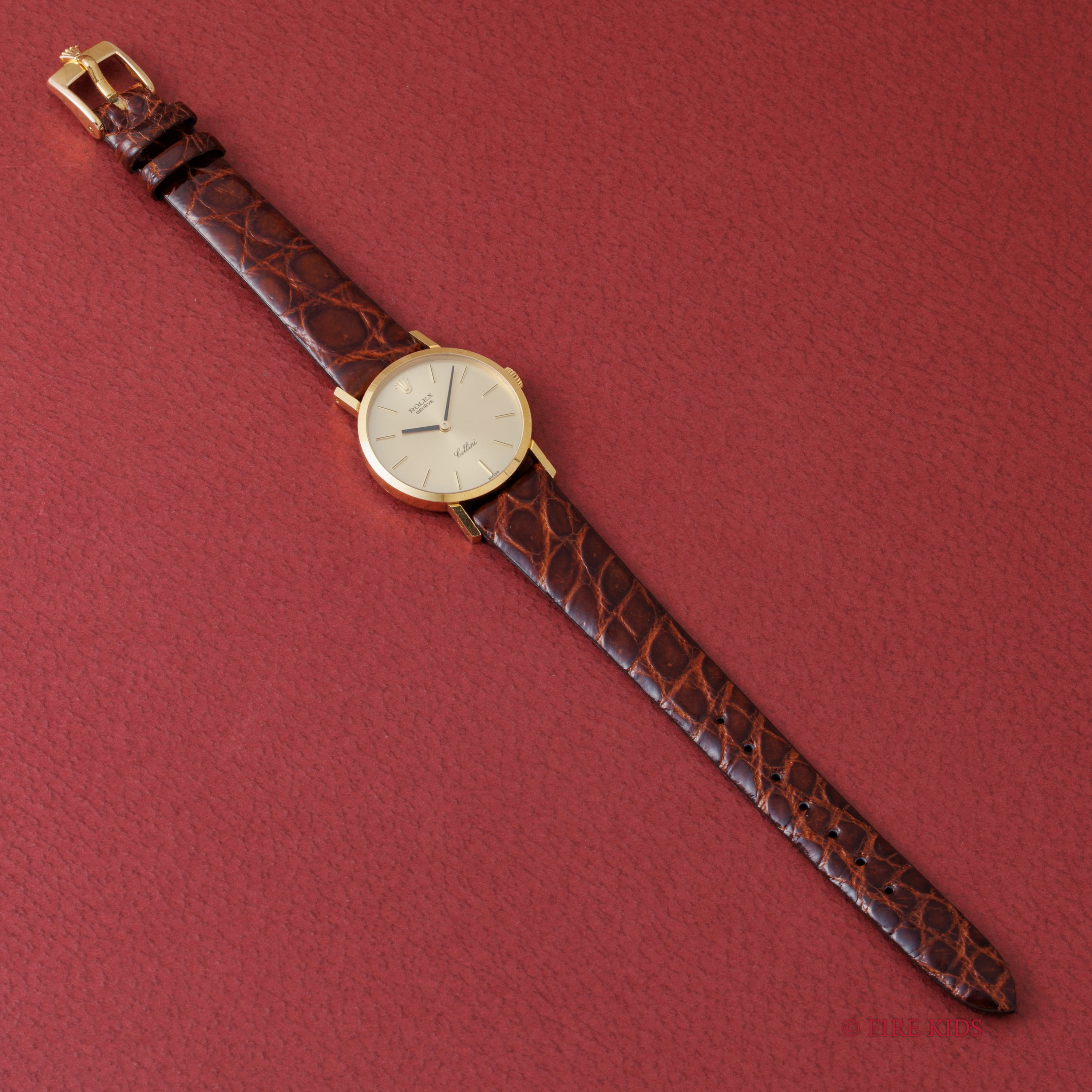 ロレックス チェリーニ レディース 1975年製 Ref.4109 18金無垢 純正尾錠付き