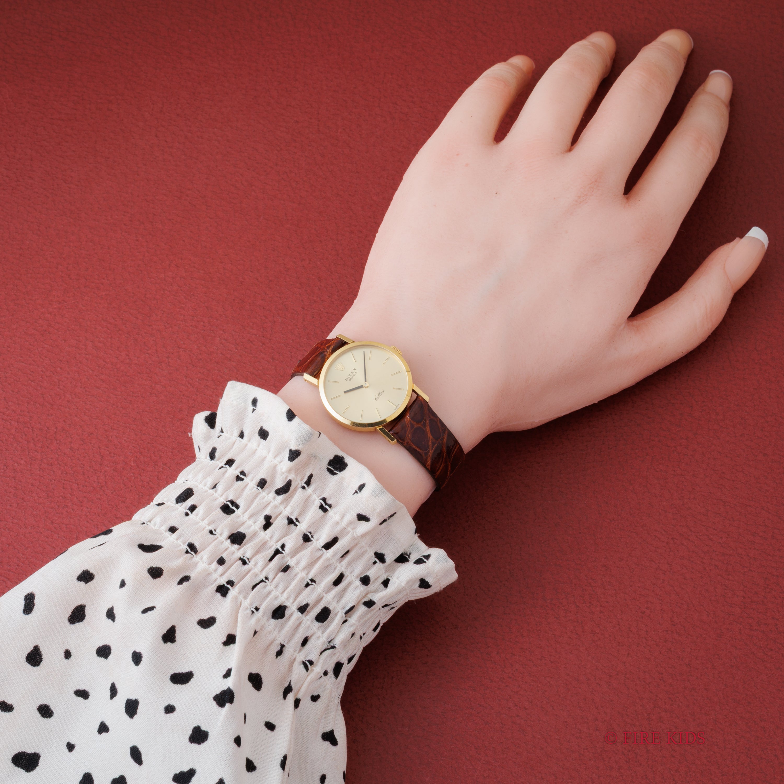 ロレックス チェリーニ レディース 1975年製 Ref.4109 18金無垢 純正尾錠付き