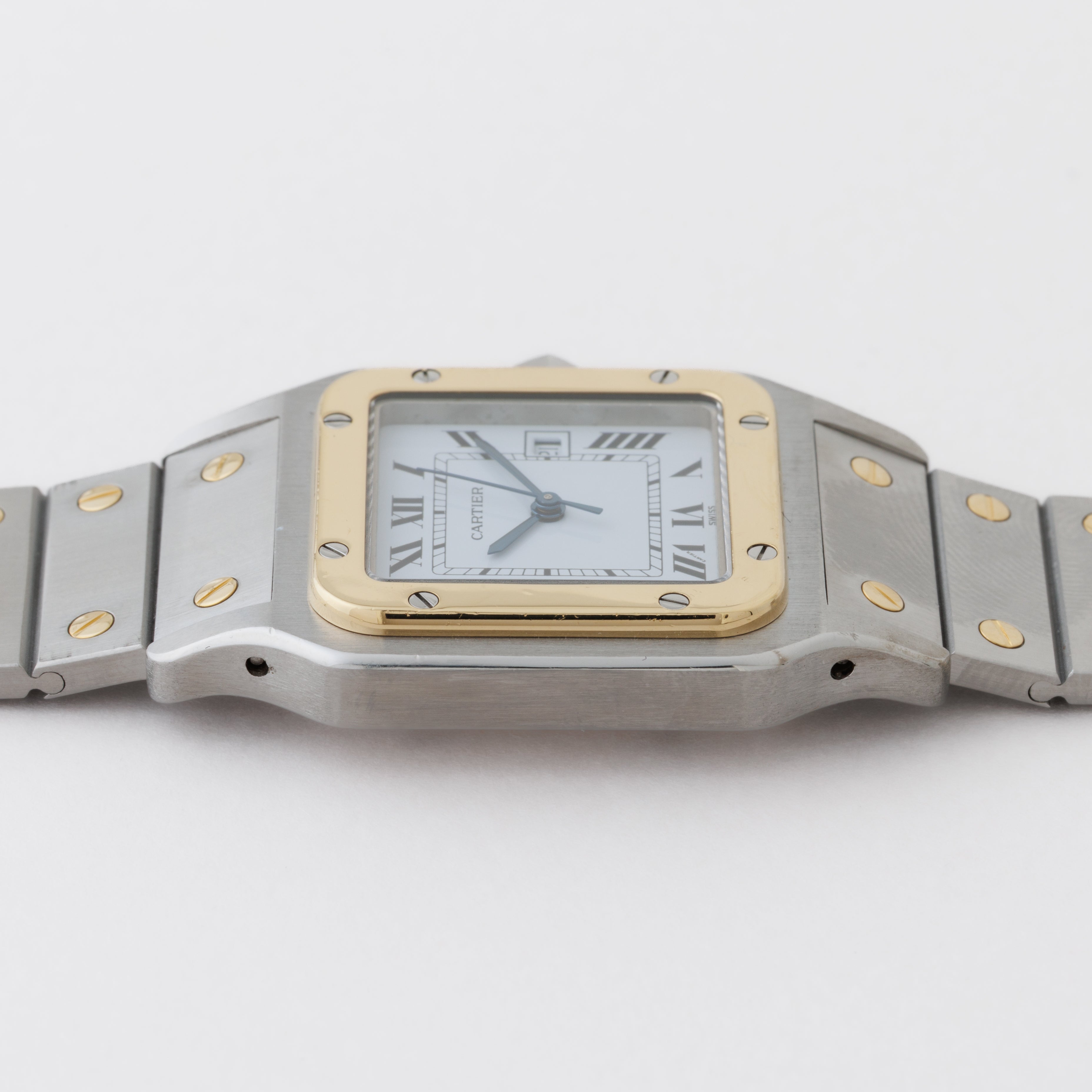 カルティエ サントス LMサイズ コンビ 自動巻き 1980年代製 Ref.2961