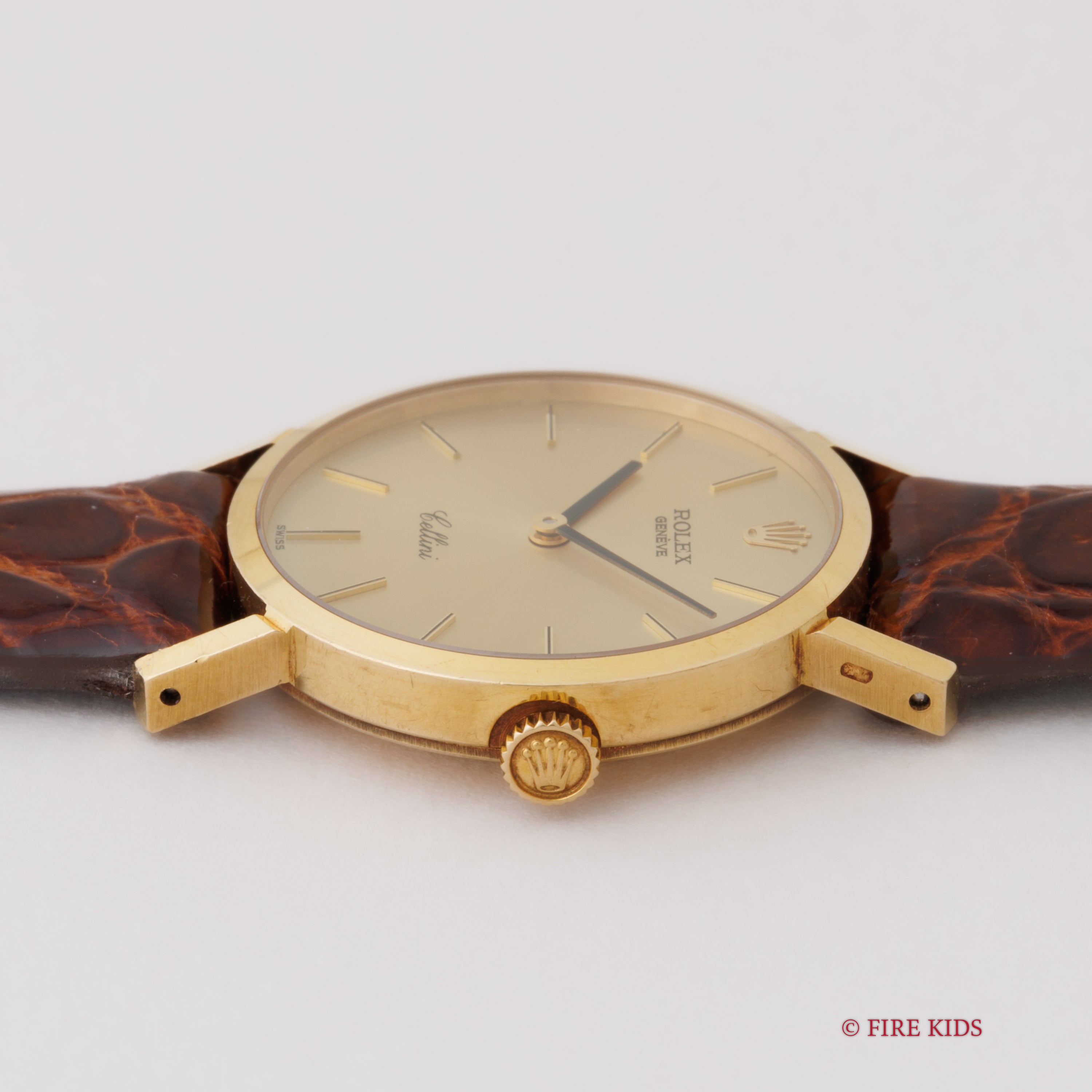 ロレックス チェリーニ レディース 1975年製 Ref.4109 18金無垢 純正尾錠付き