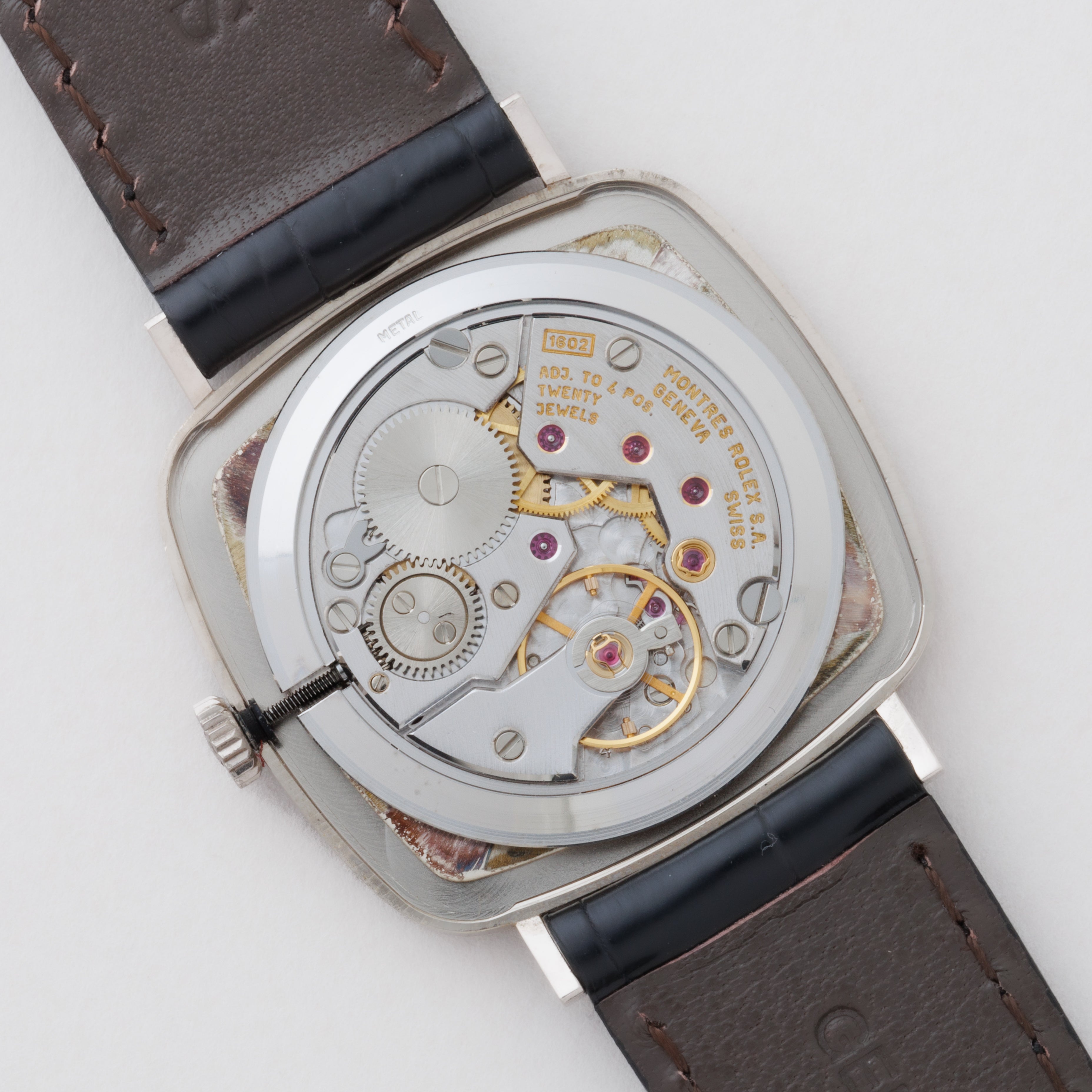ロレックス 18金無垢ホワイトゴールド チェリーニ 1999年製 Ref.4084 手巻き