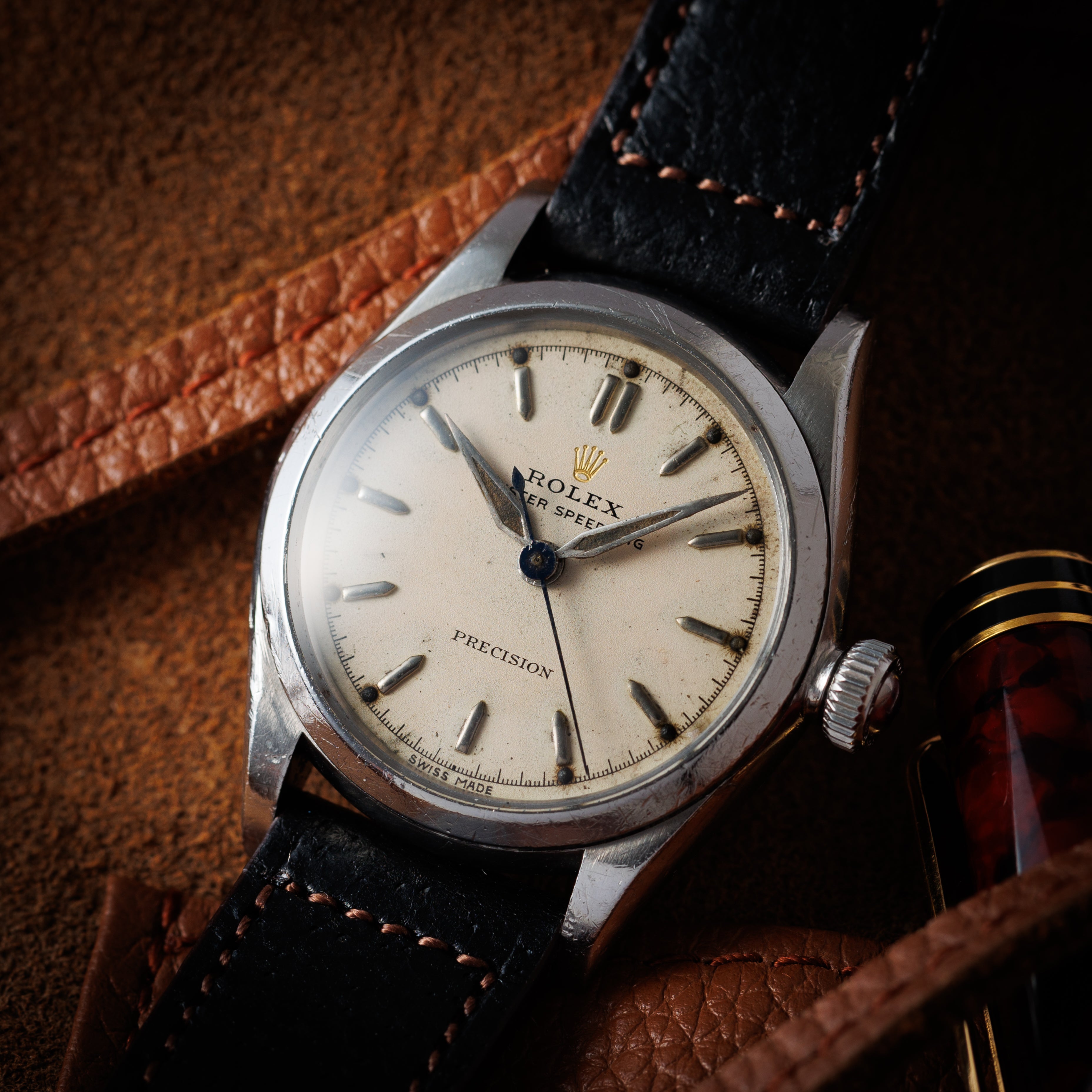 ロレックス スピードキング 1942年製 Ref.3121 手巻き アルファハンド