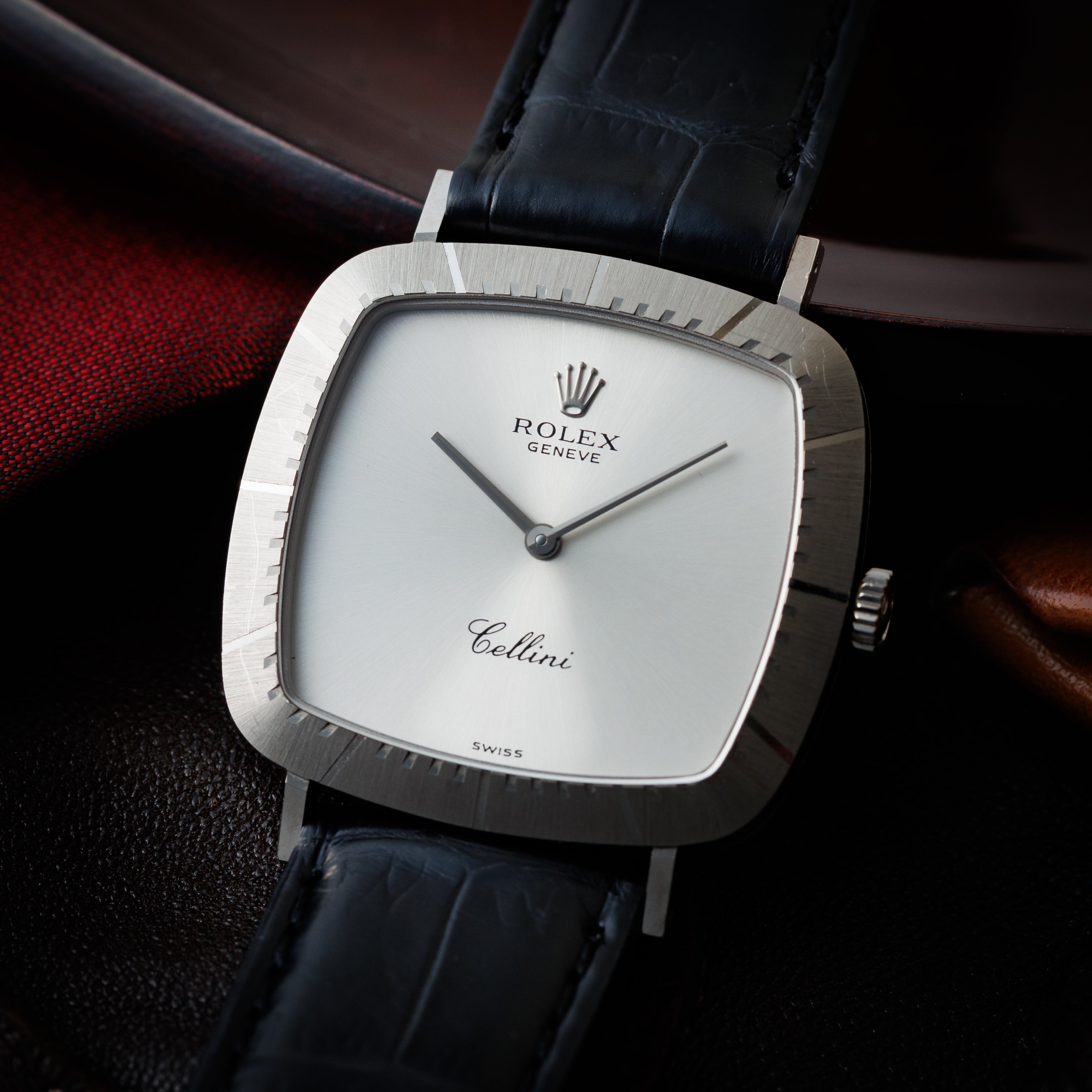 ロレックス 18金無垢ホワイトゴールド チェリーニ 1999年製 Ref.4084