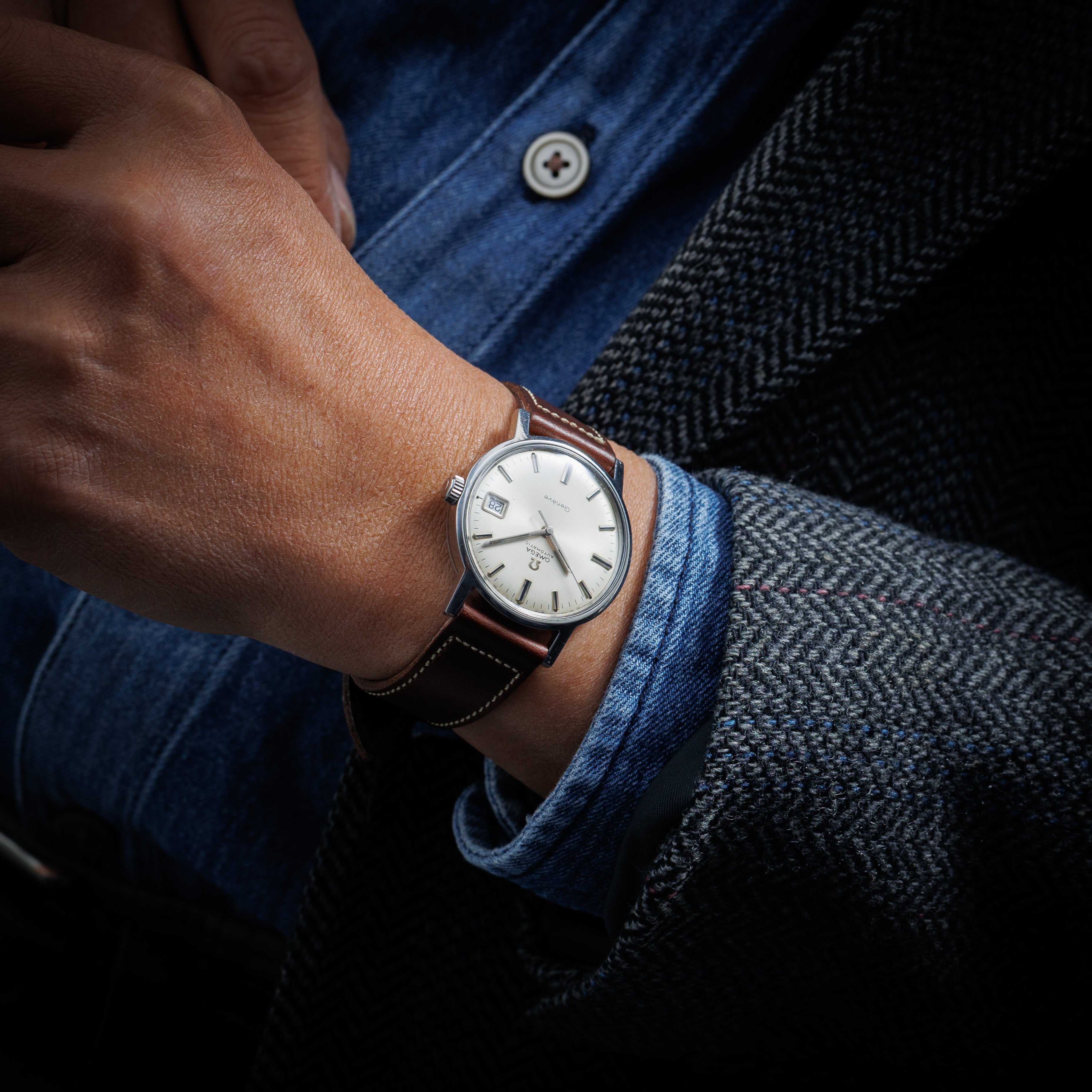 OMEGA ジュネーブ 1969年製 ラウンドケース 自動巻き Cal.565