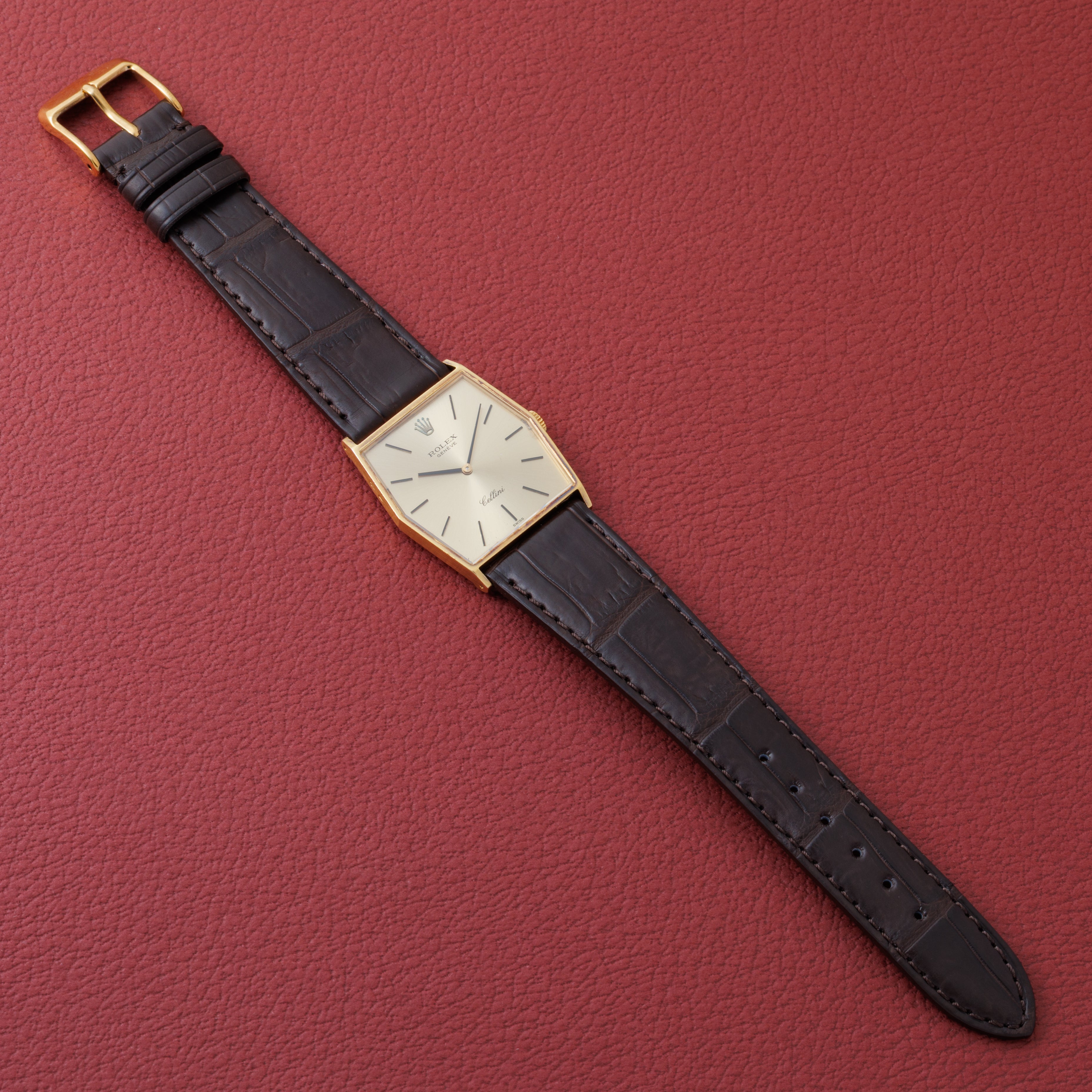 ロレックス チェリーニ 1975年製 Ref.4122 ヘキサゴン 18KYG 手巻き