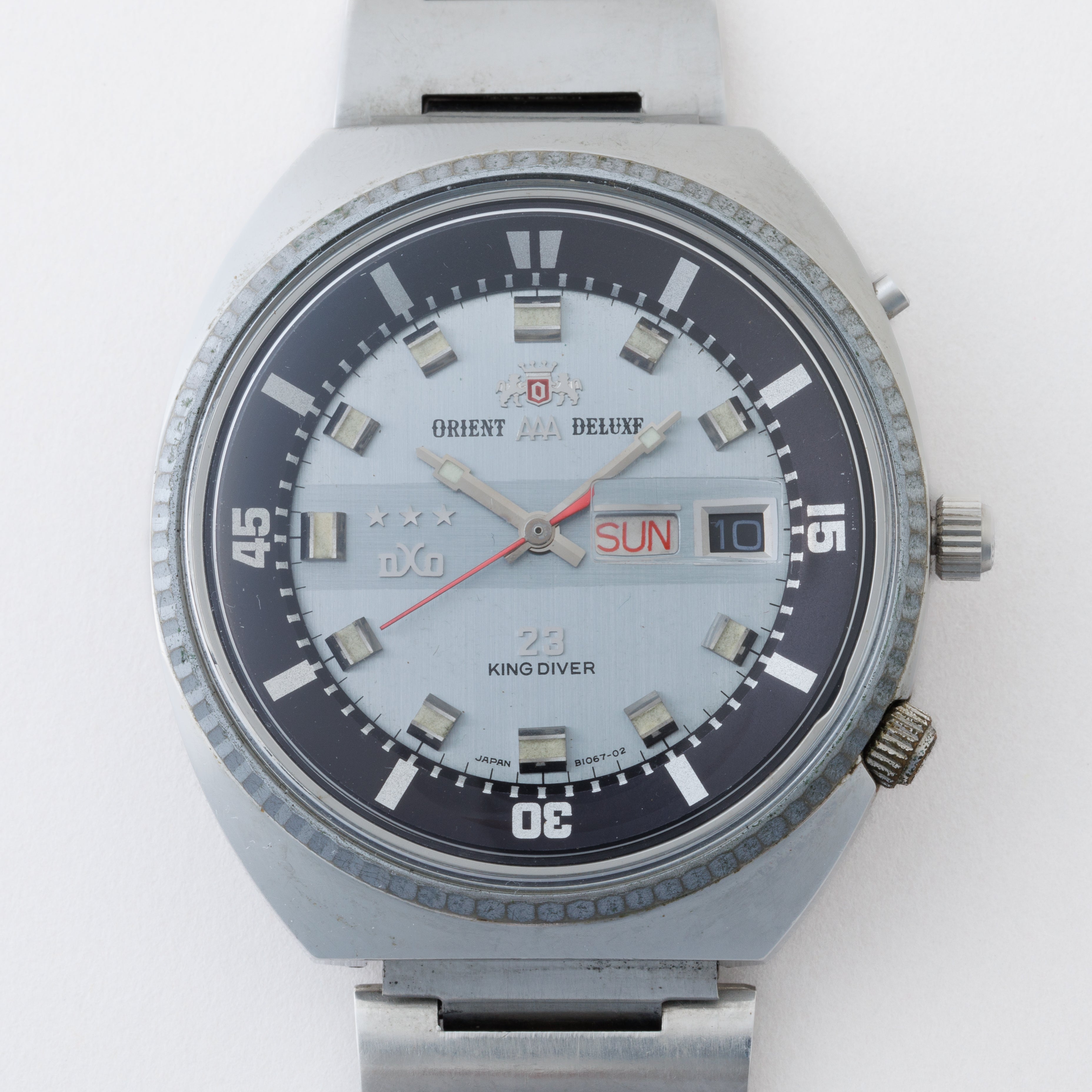 オリエント AAA デラックス キングダイバー 1960年代製 純正ブレス付き