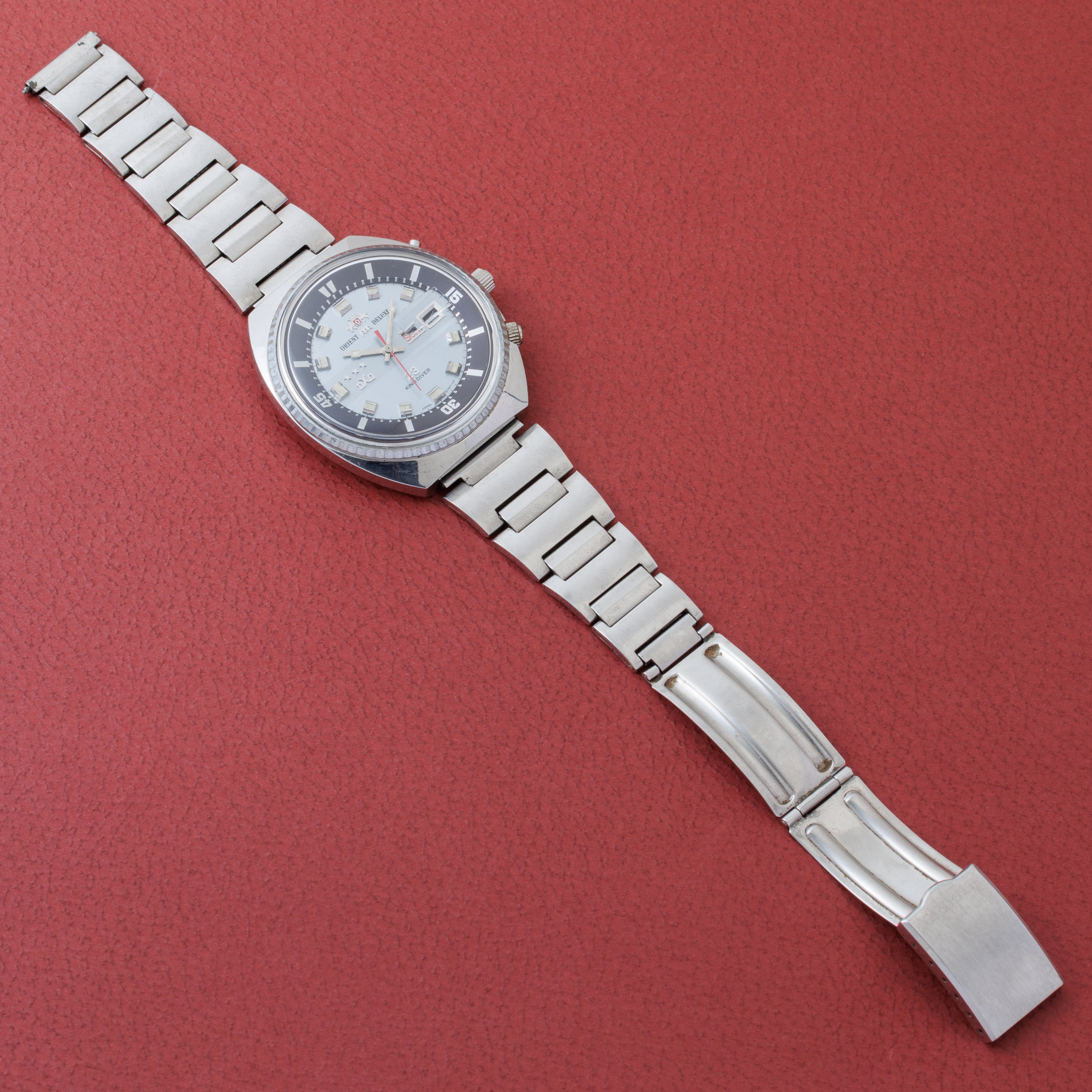 オリエント AAA デラックス キングダイバー 1960年代製 純正ブレス付き