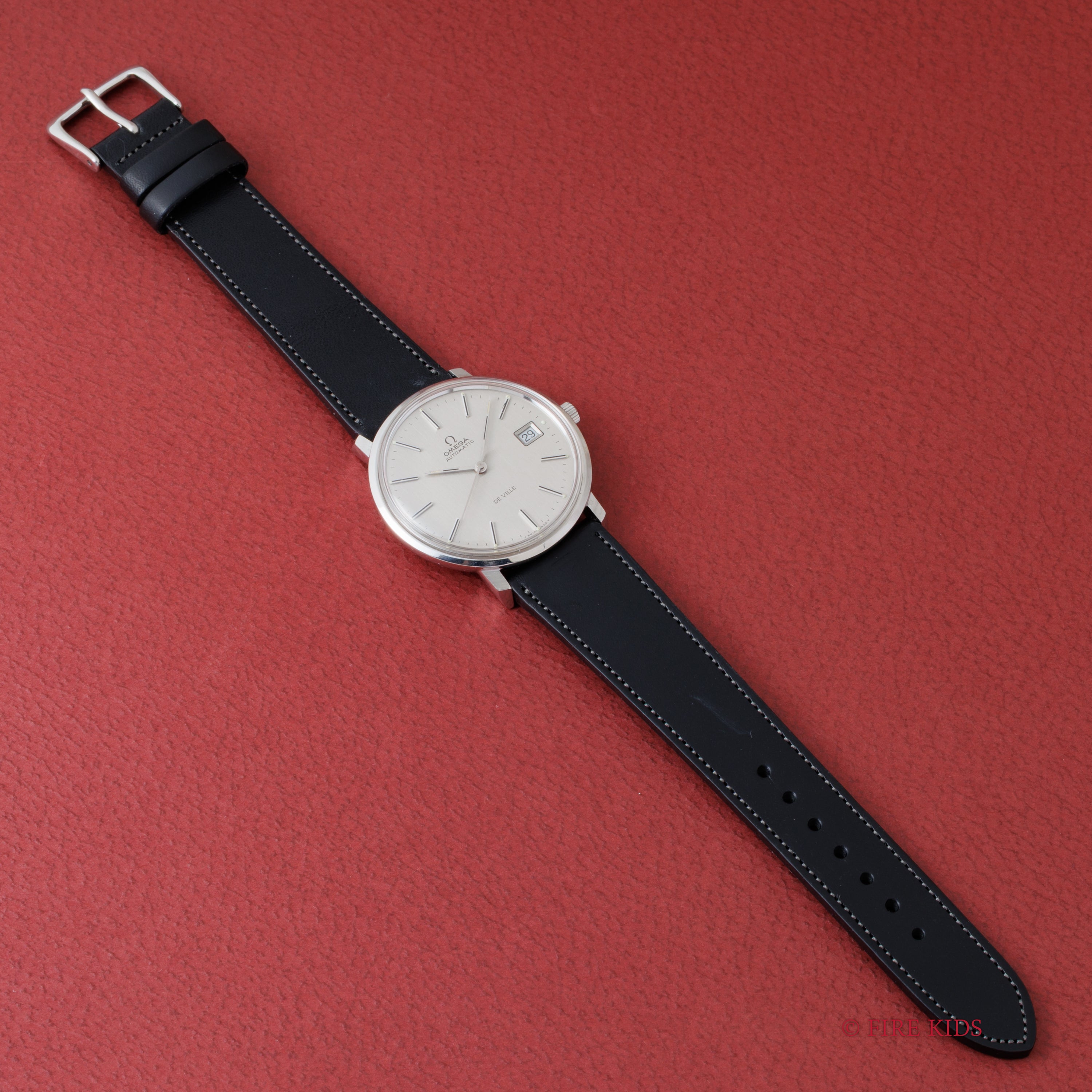 オメガ デ・ヴィル グレーダイヤル 1972年製 ハイビート自動巻 Cal.1012 Ref.166.0134