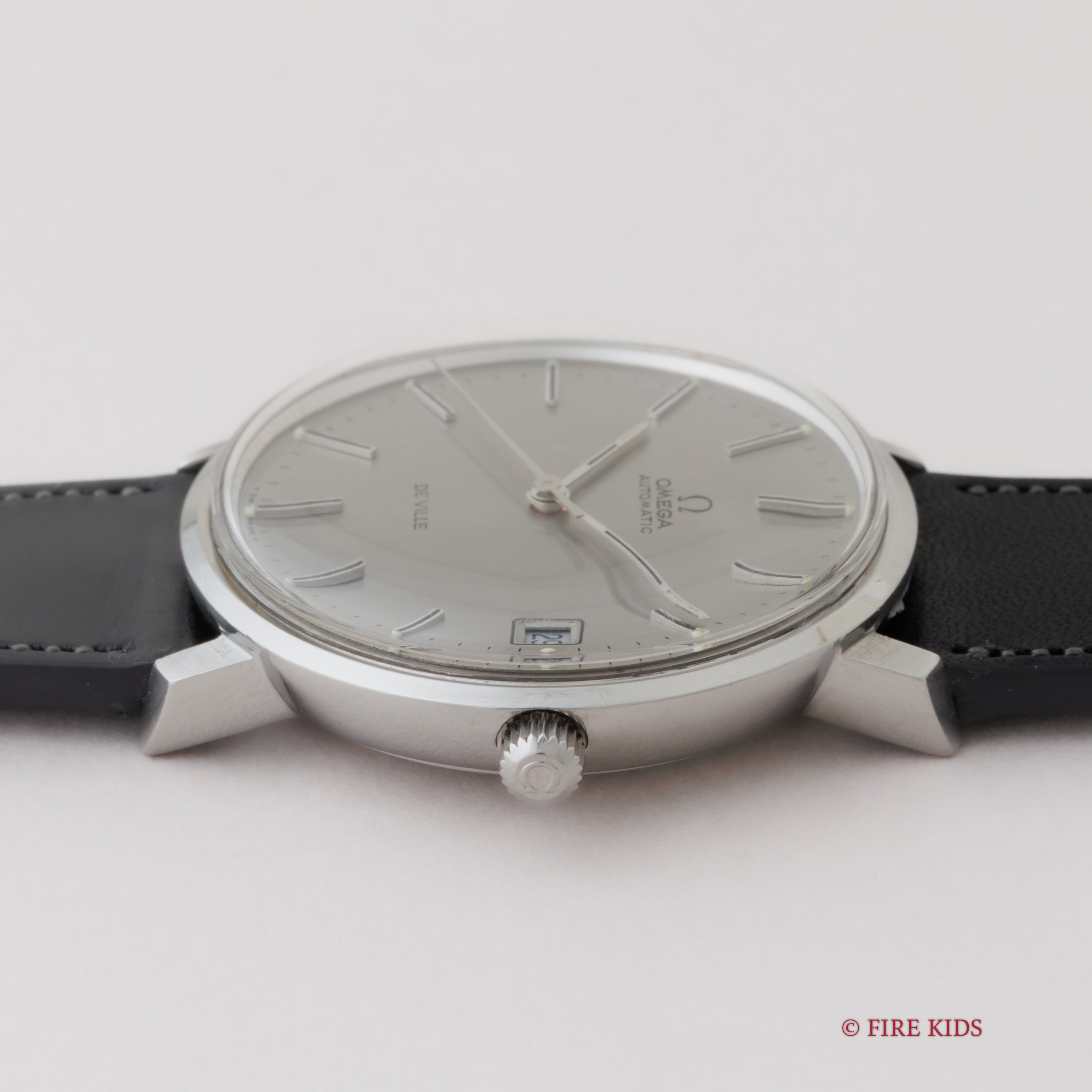 オメガ デ・ヴィル グレーダイヤル 1972年製 ハイビート自動巻 Cal.1012 Ref.166.0134