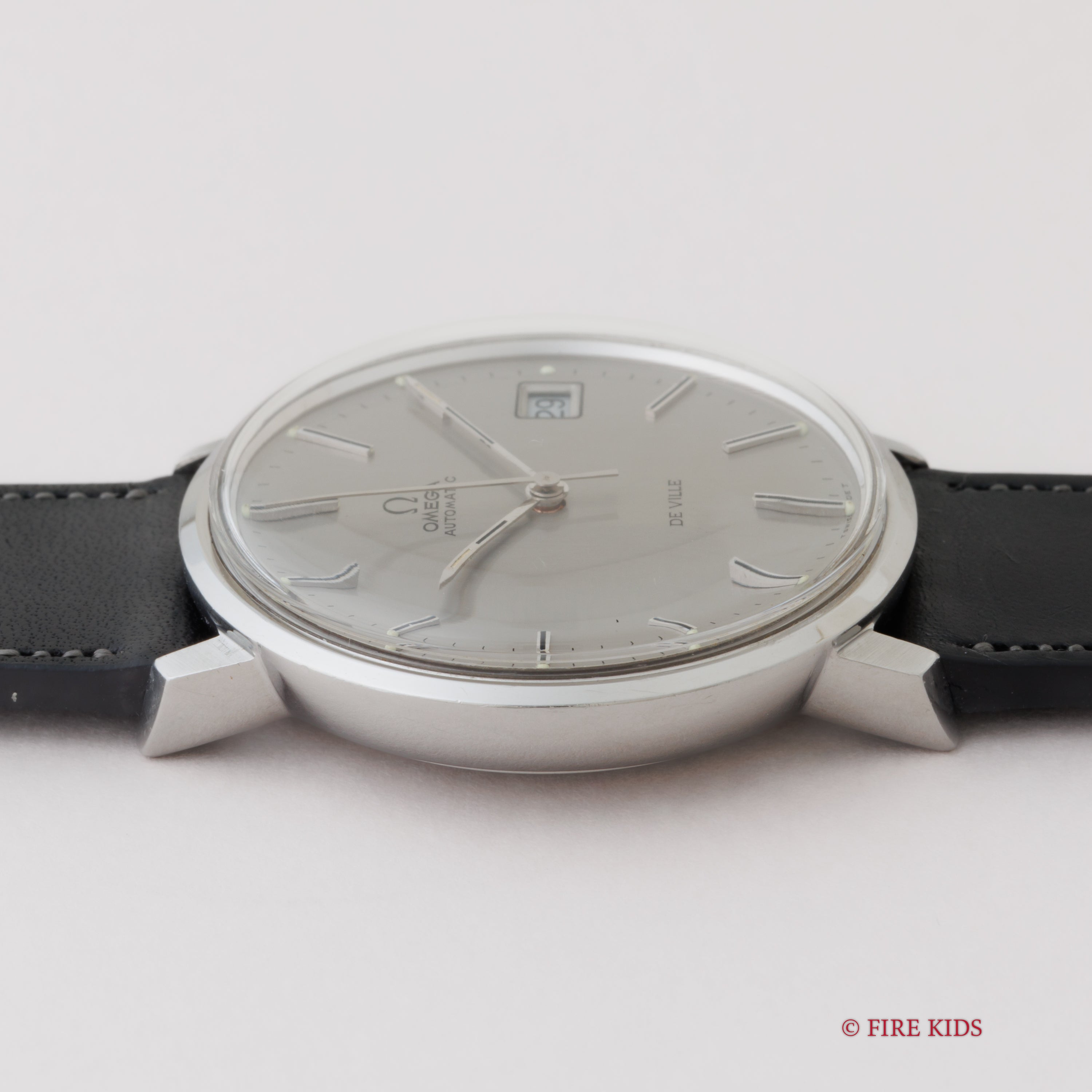 オメガ デ・ヴィル グレーダイヤル 1972年製 ハイビート自動巻 Cal.1012 Ref.166.0134