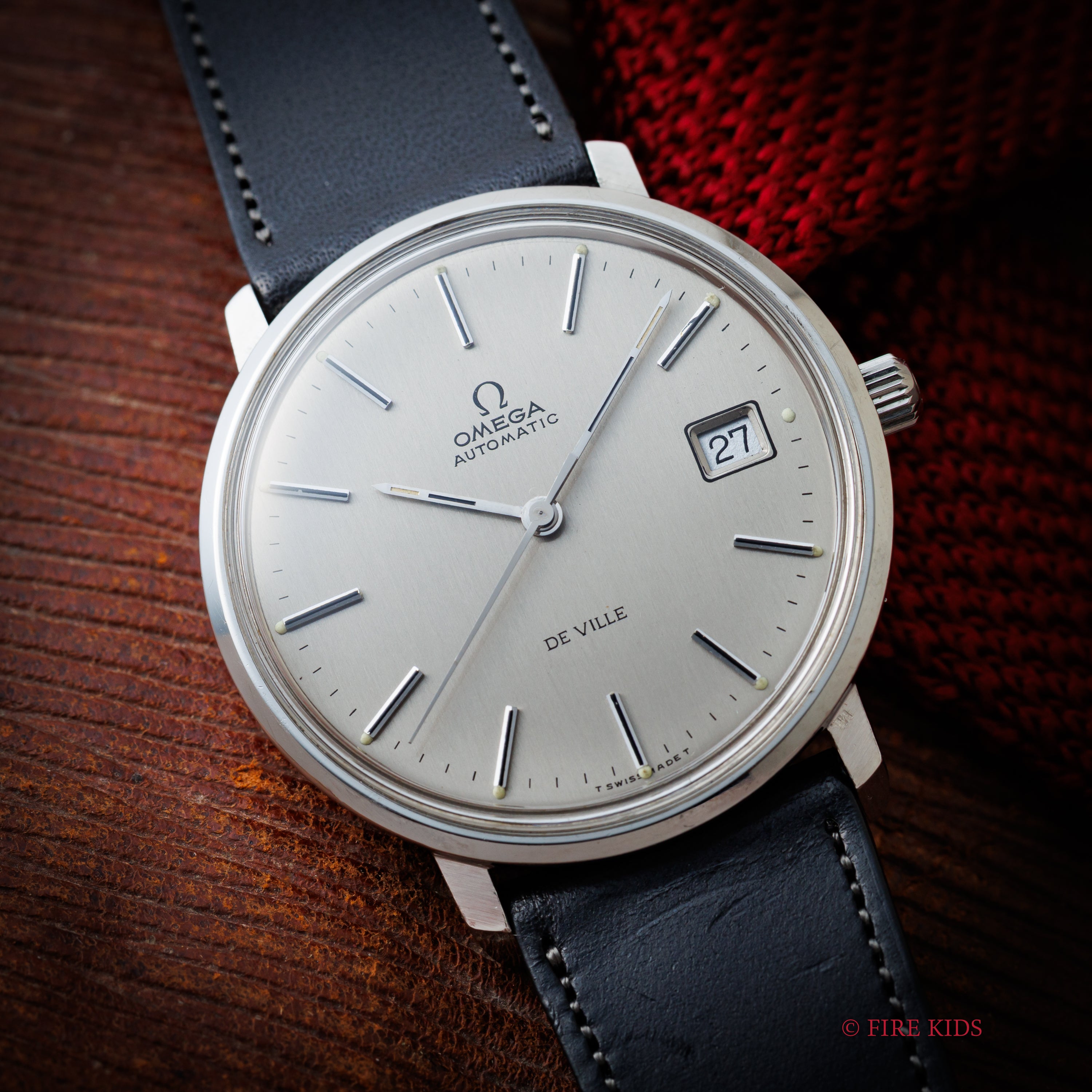 オメガ デ・ヴィル グレーダイヤル 1972年製 ハイビート自動巻 Cal