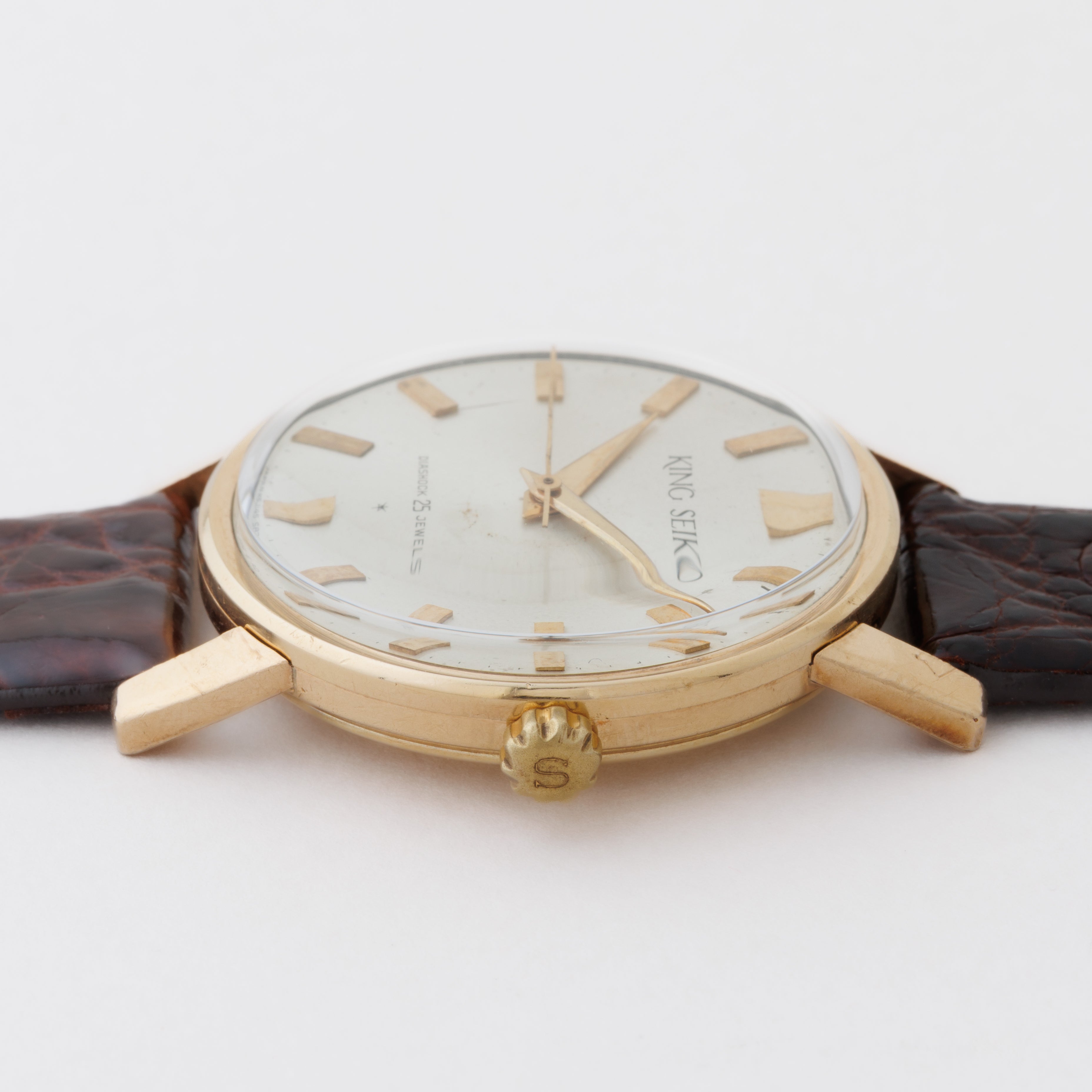 キングセイコー ファーストモデル 1963年製 Ref.J14102 KS 100ミクロン14金張り