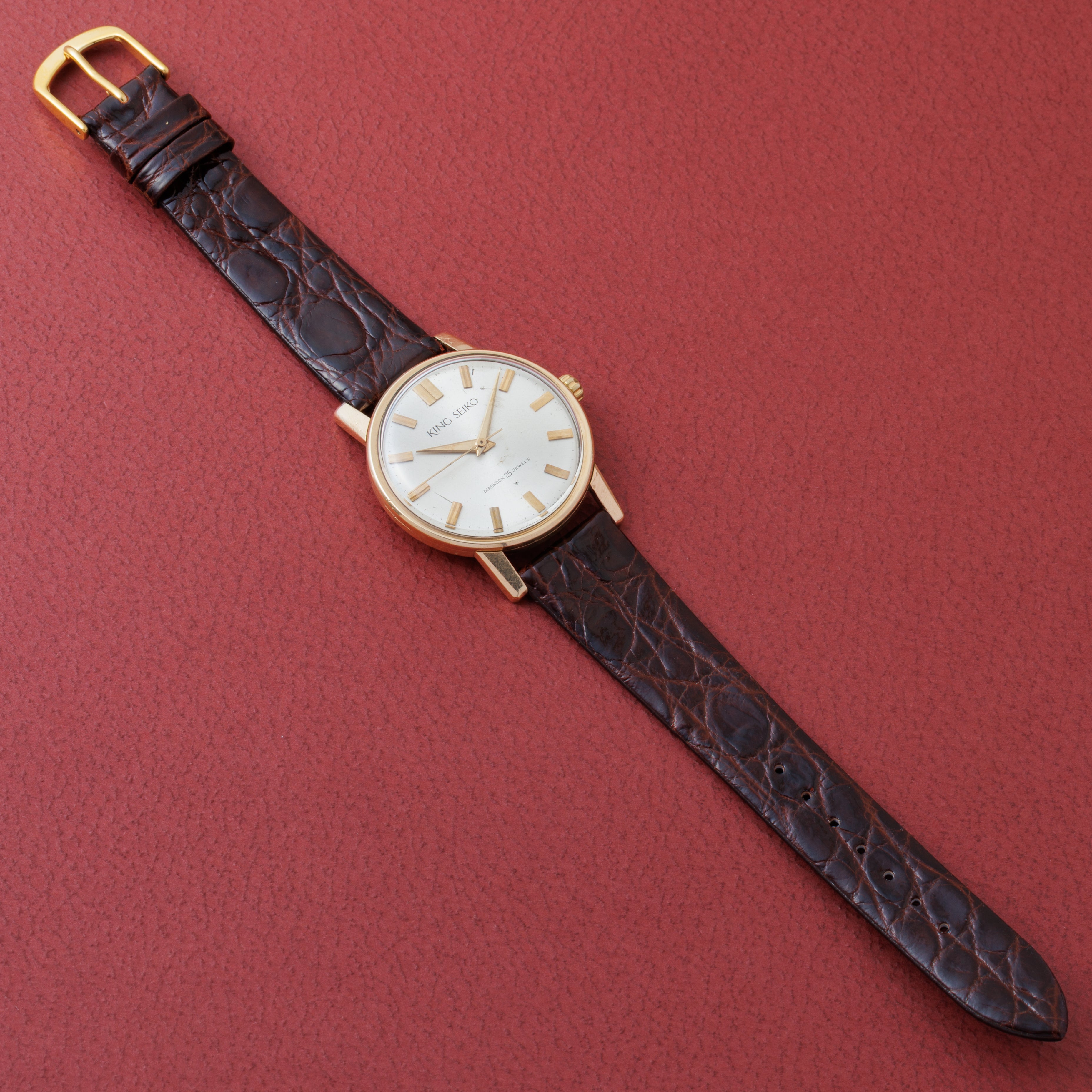 キングセイコー ファーストモデル 1963年製 Ref.J14102 KS 100ミクロン14金張り