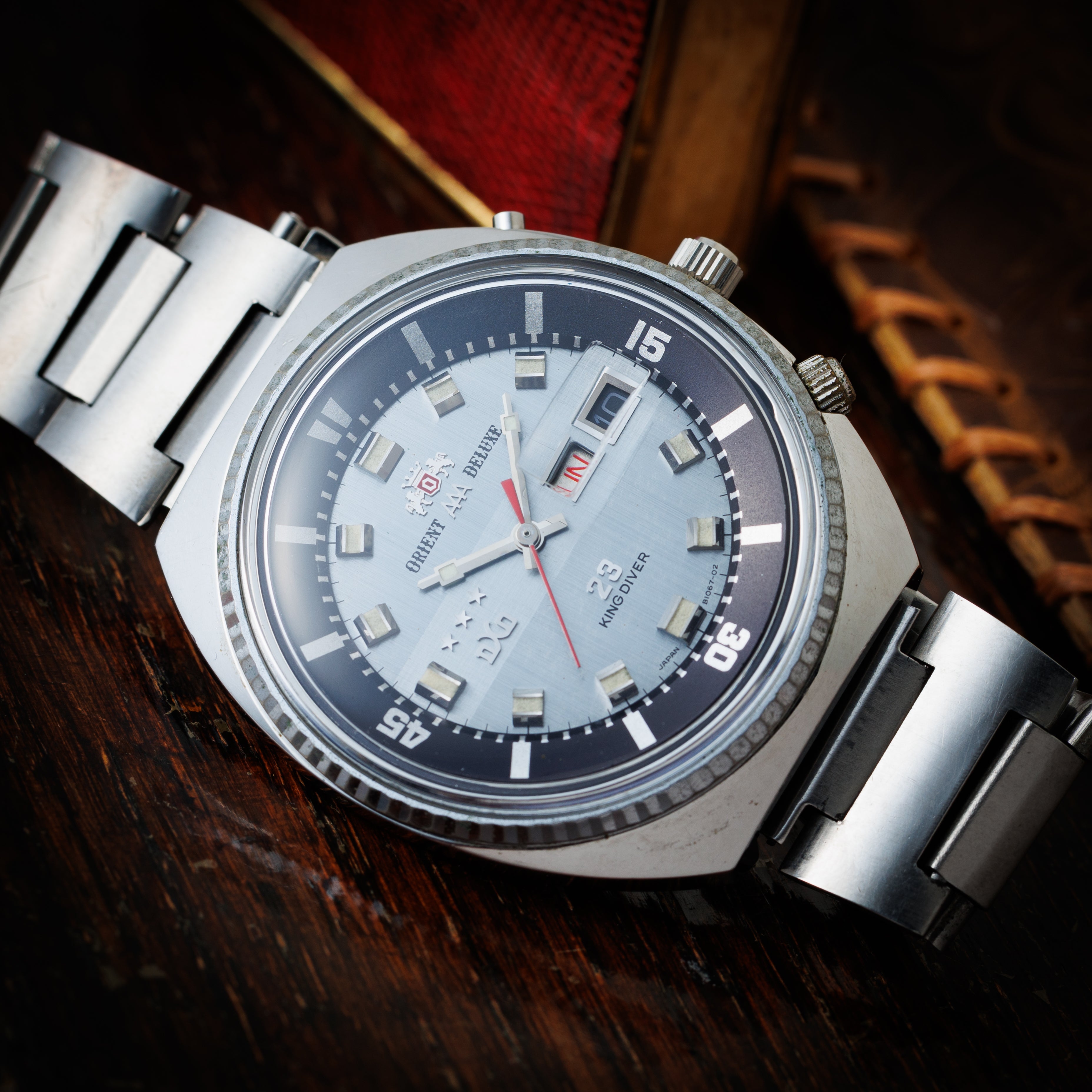 オリエント AAA デラックス キングダイバー 1960年代製 純正ブレス付き