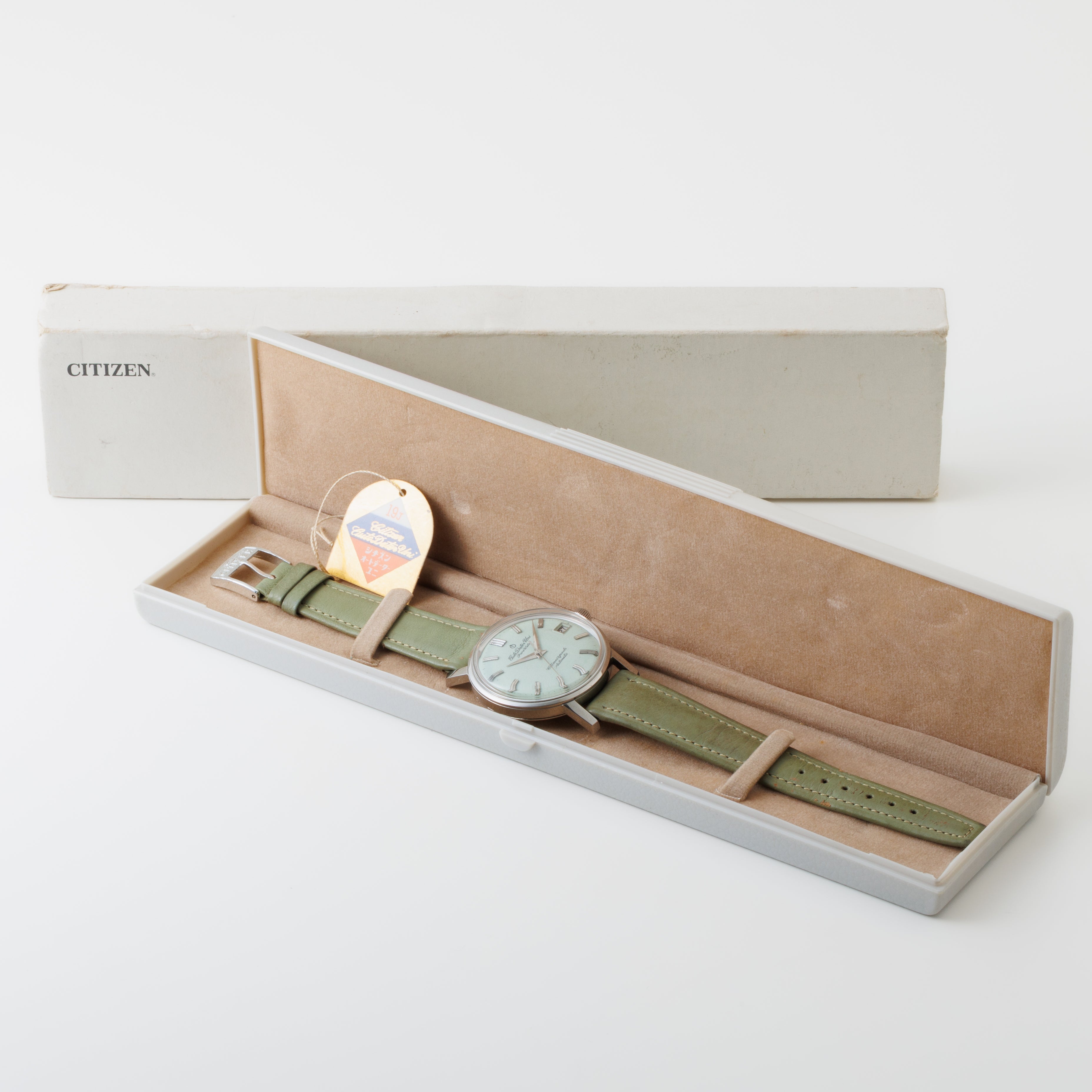 シチズン オートデーター ユニ 1964年製 Ref.UN140302 ペールグリーンダイヤル 自動巻き