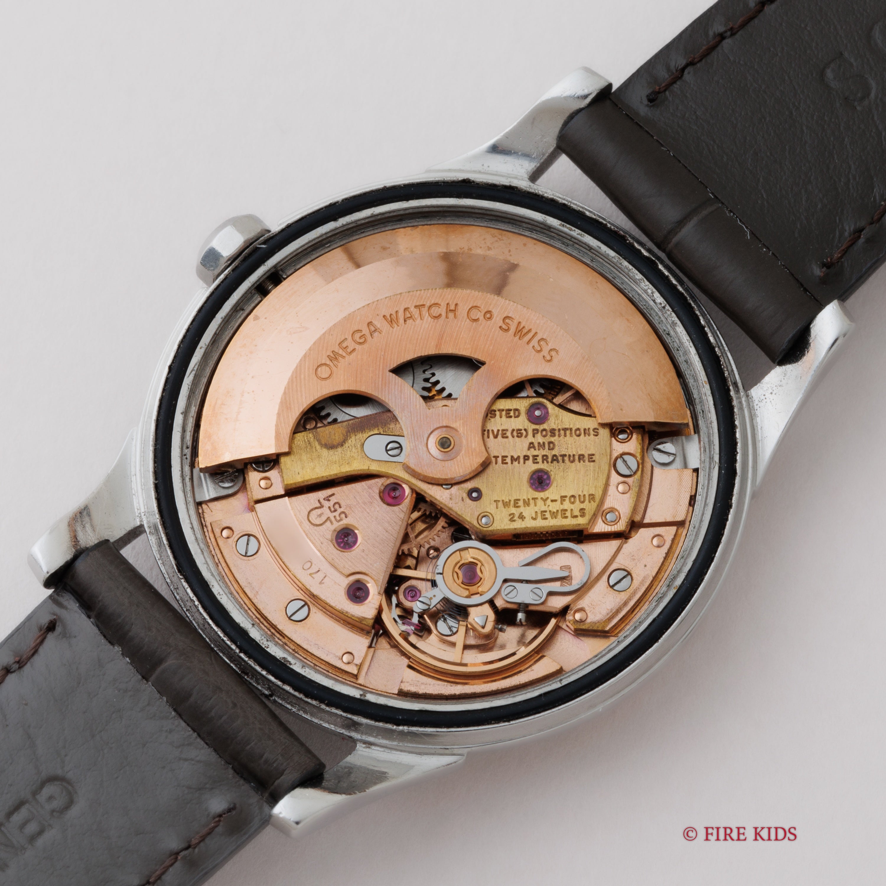 オメガ 1959年製 コンステレーション ラウンド 自動巻き Cal.551 純正尾錠付