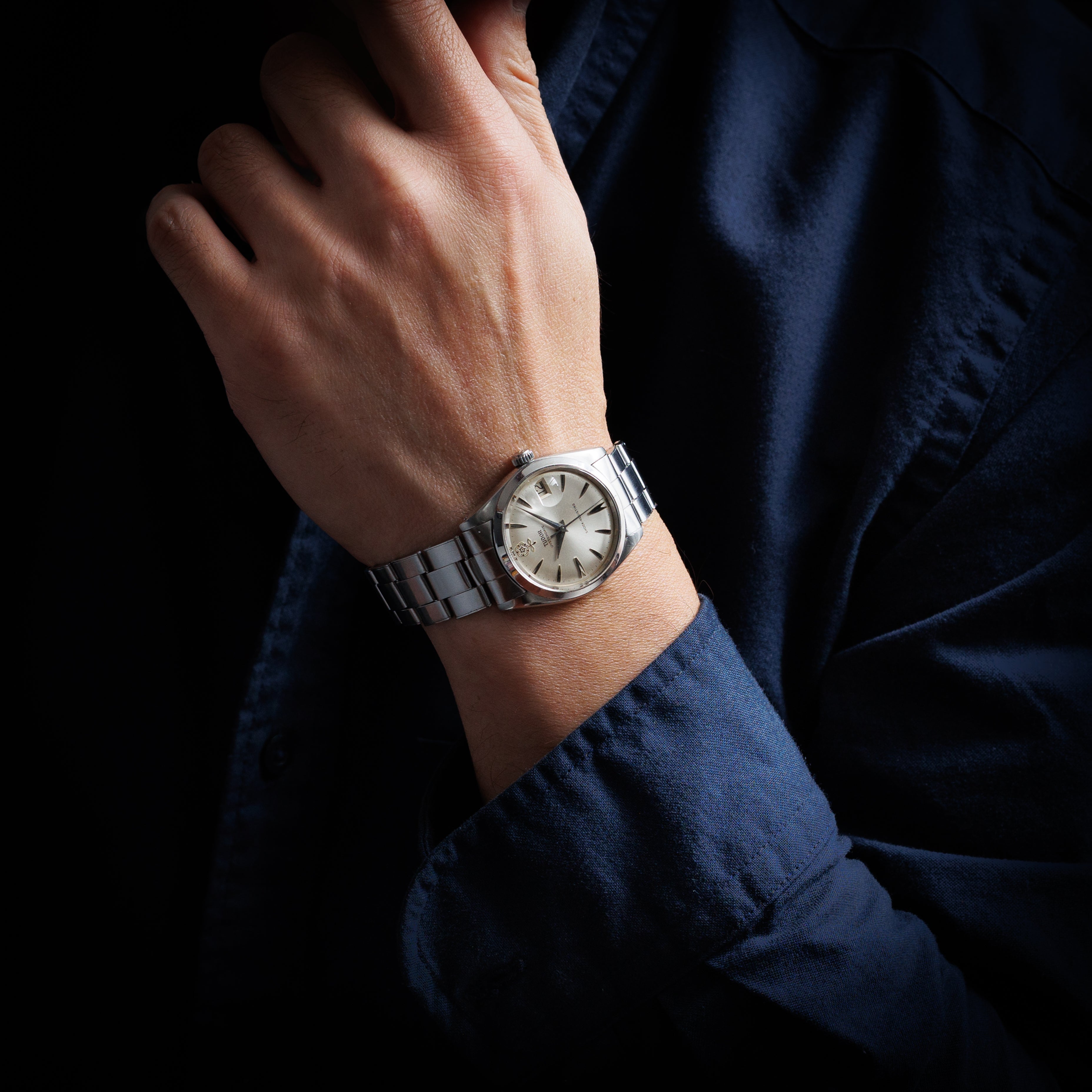 チューダー デカバラ オイスターデイト 1964年製 Ref.7962 シルバーダイヤル ブレス付き