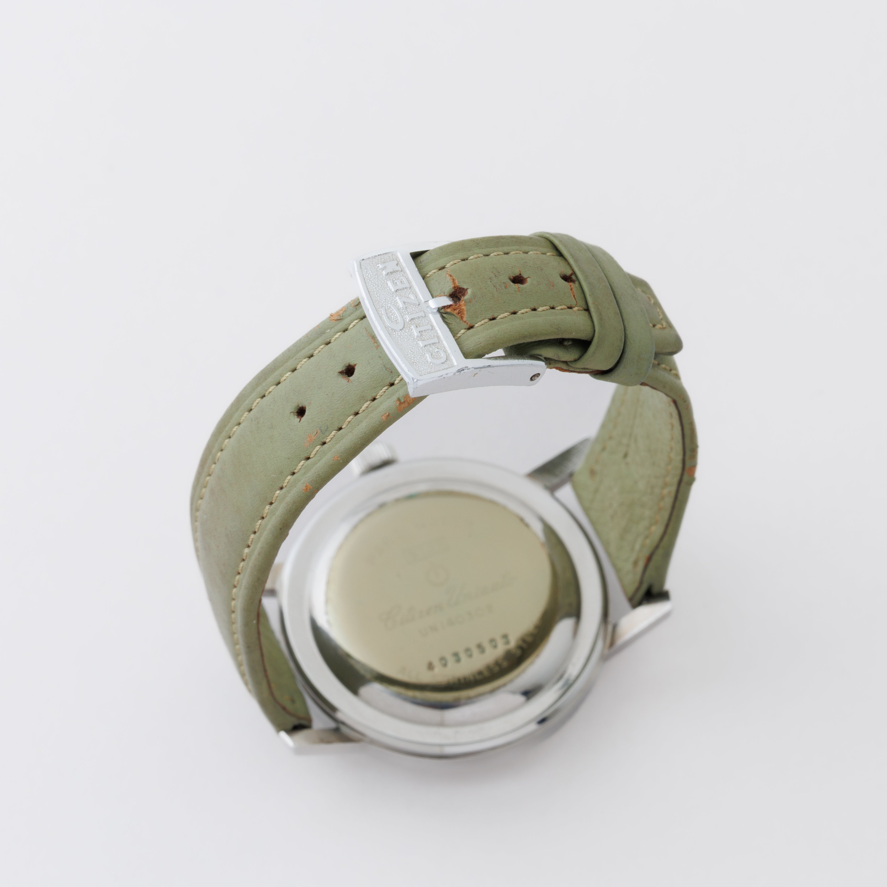 シチズン オートデーター ユニ 1964年製 Ref.UN140302 ペールグリーンダイヤル 自動巻き