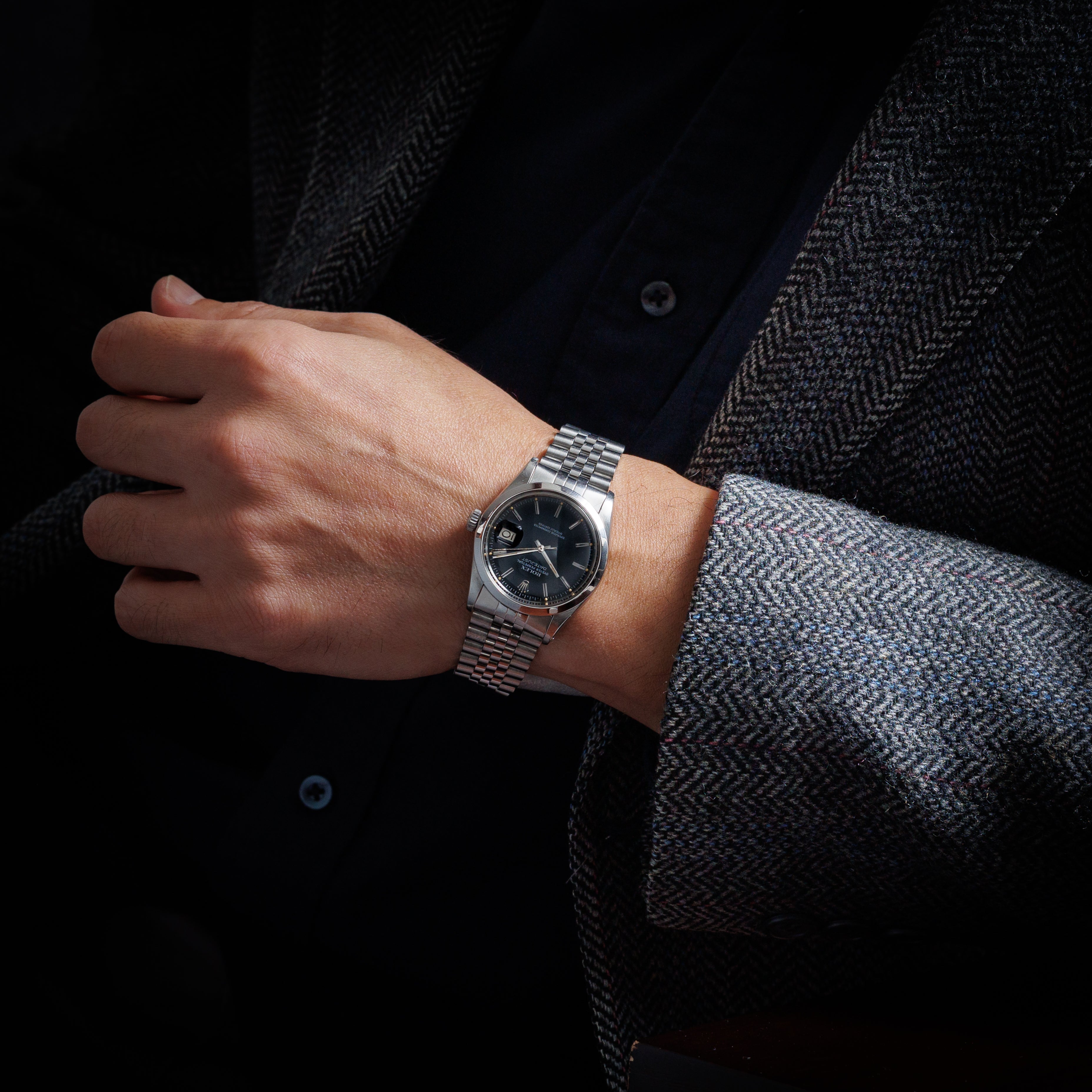 ロレックス デイトジャスト 1981年製 Ref.16000 ブラックダイヤル