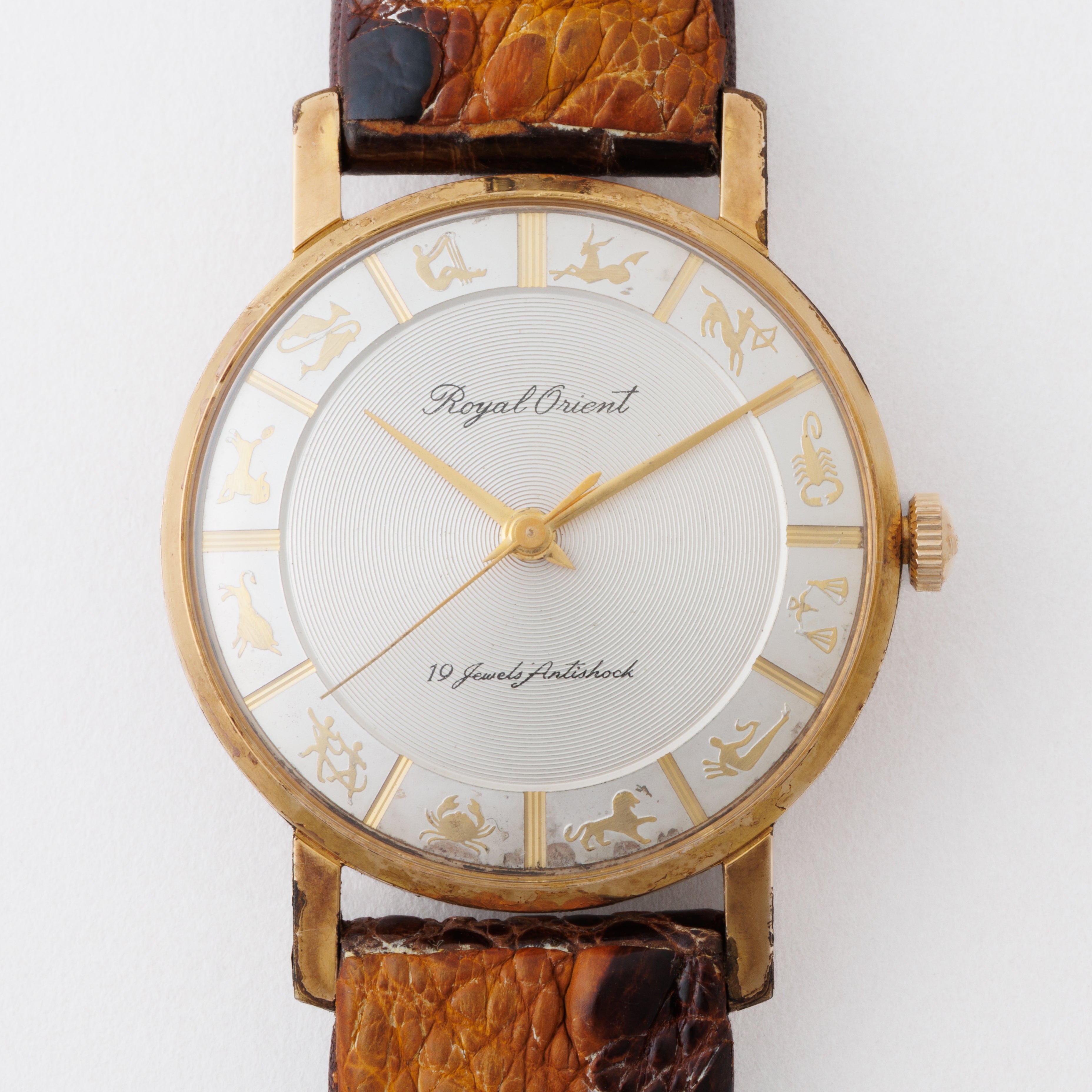 ロイヤルオリエント 星座文字盤 1960年代製 19石手巻き