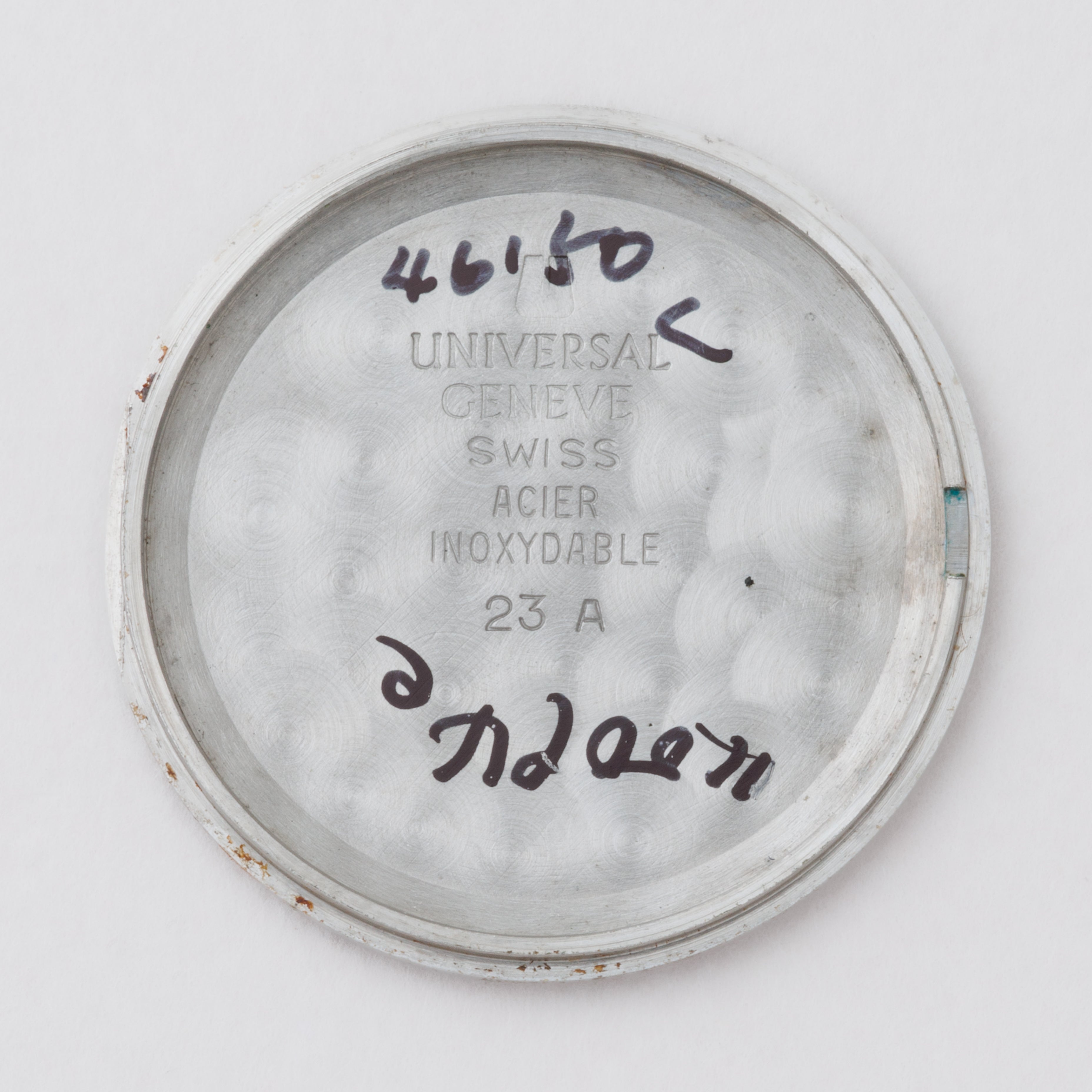 ユニバーサルジュネーブ ラウンド リネンダイアル 1970年代製 Ref.842 101 Cal.1-42