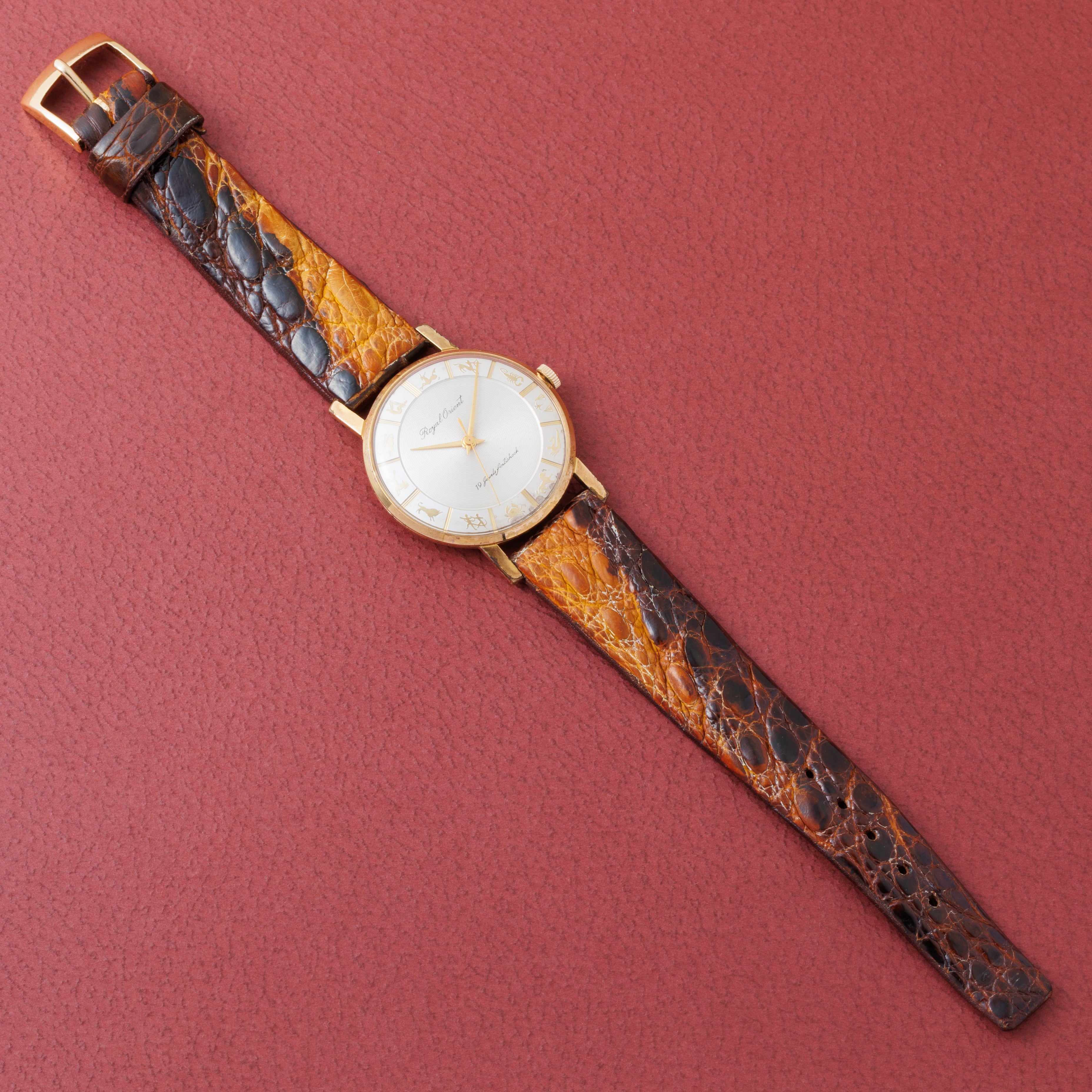 ロイヤルオリエント 星座文字盤 1960年代製 19石手巻き