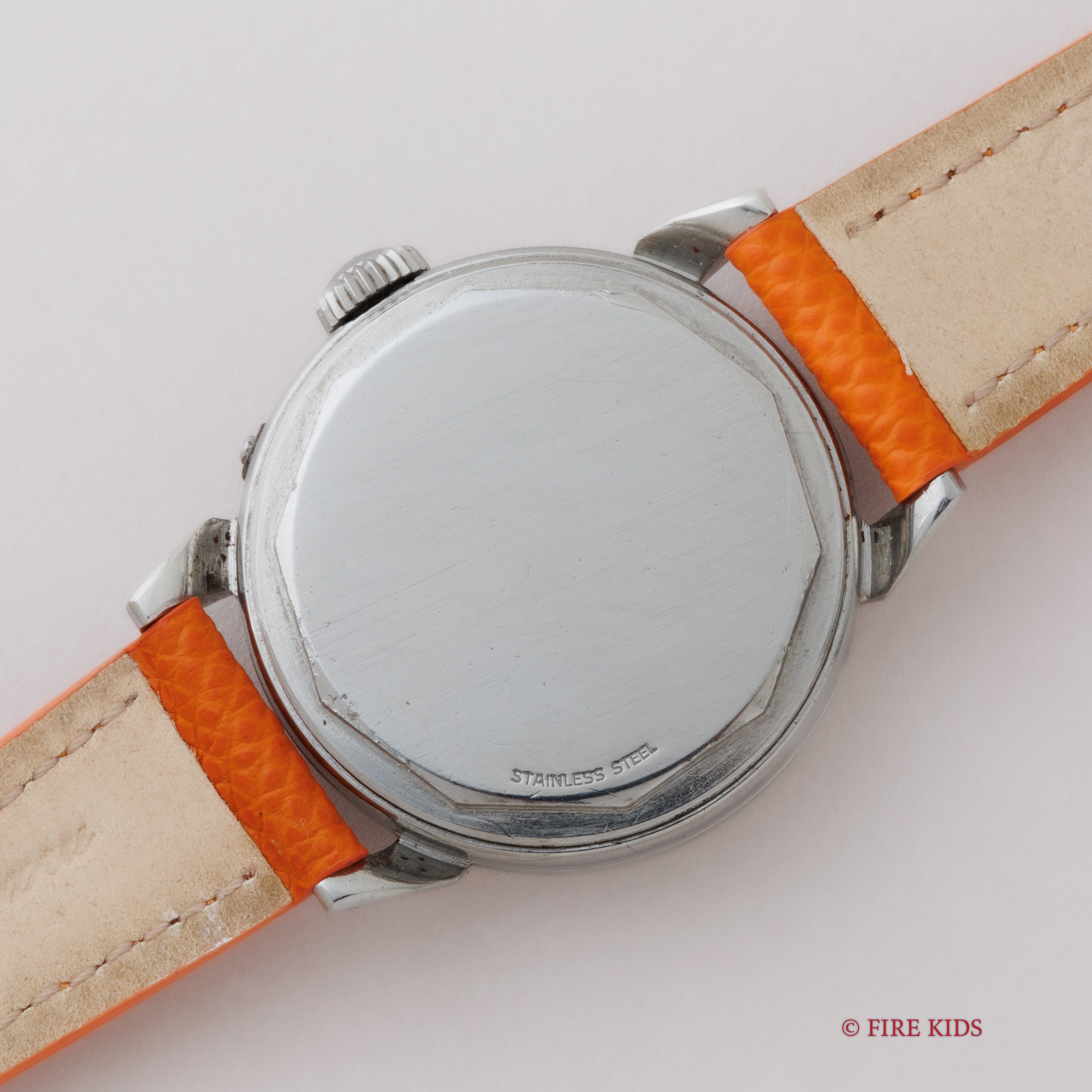 モバード カレンドラックス 1950年代製 バンパー式デイデイト自動巻 FBケース 飛びアラビアダイヤル