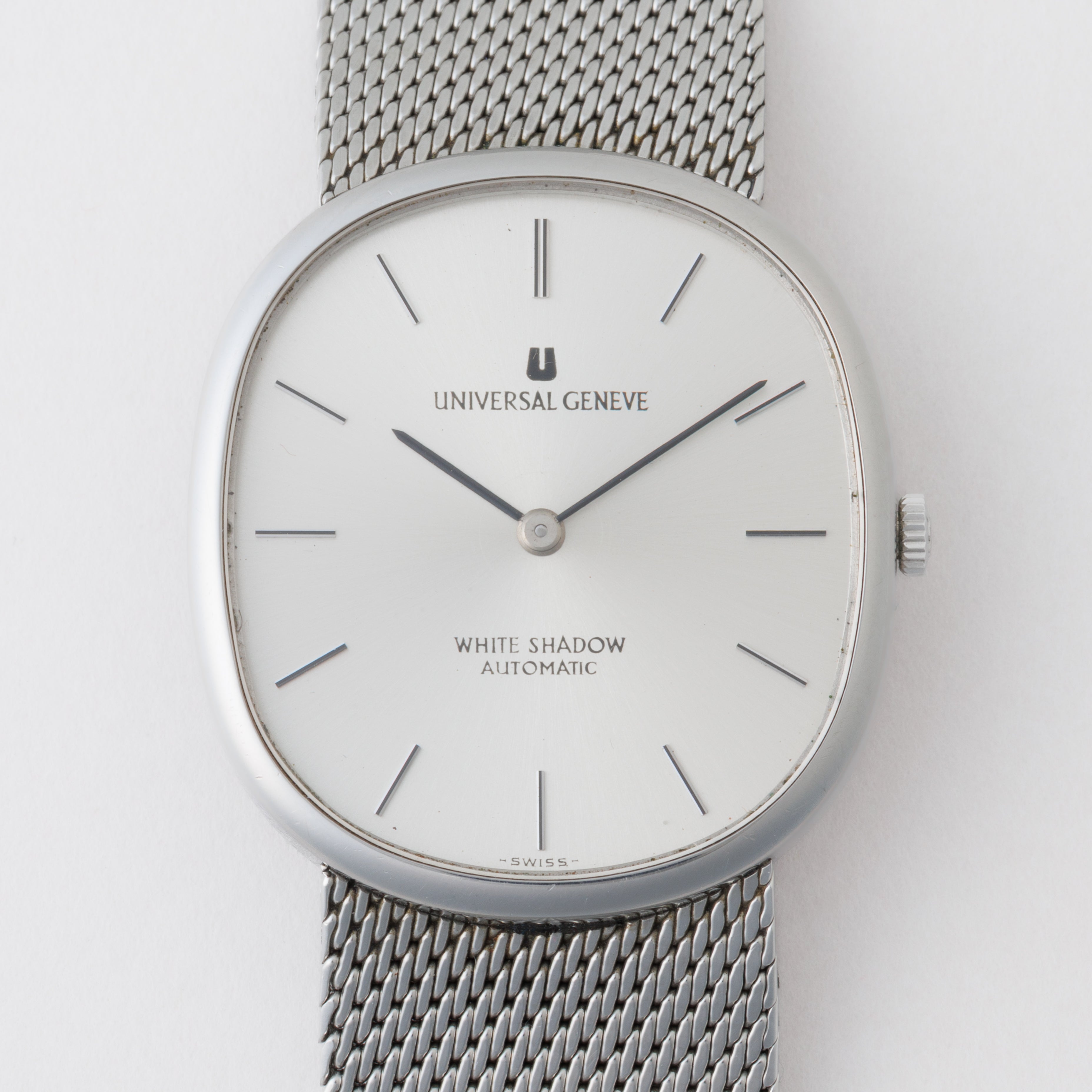 ユニバーサル ジュネーブ ホワイトシャドウ マイクローター自動巻き 1970年代製 Ref.866104 Cal.2-66