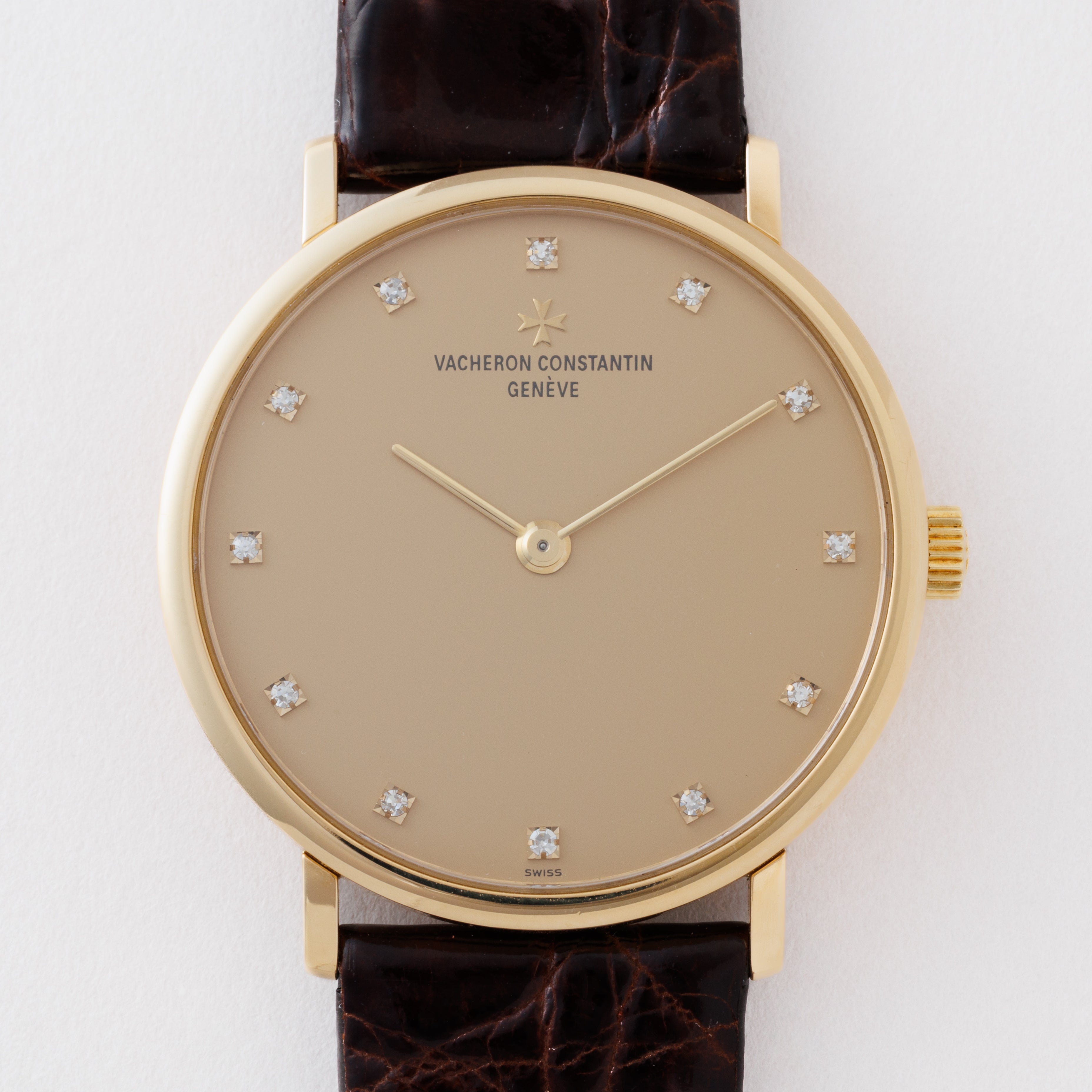 ヴァシュロン・コンスタンタン エッセンシャル 1990年代製 Ref.31039/1 18金イエローゴールド 純正尾錠付き