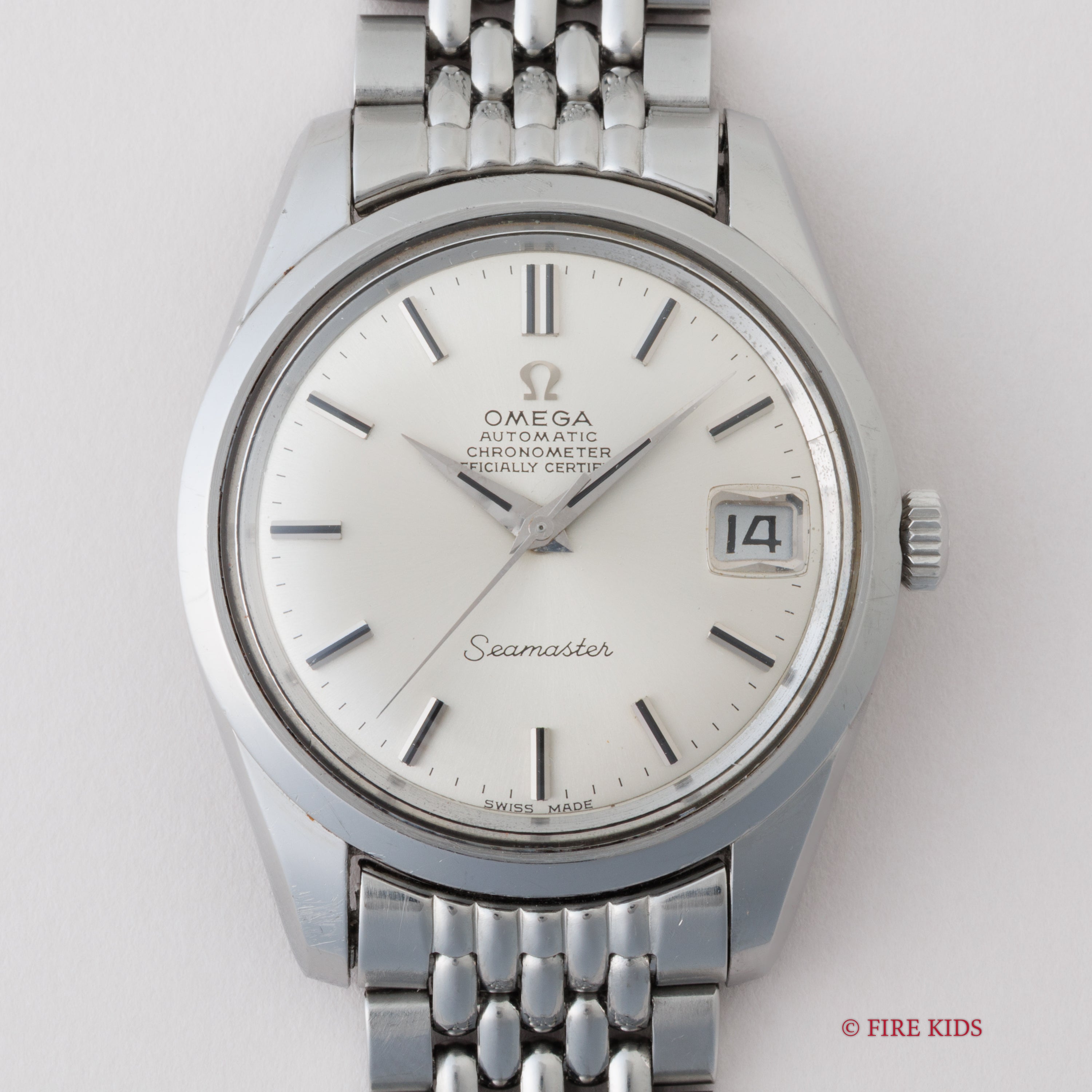 オメガ 1969年製 シーマスター クロノメーター自動巻き Cal.564 純正ライスブレス付き