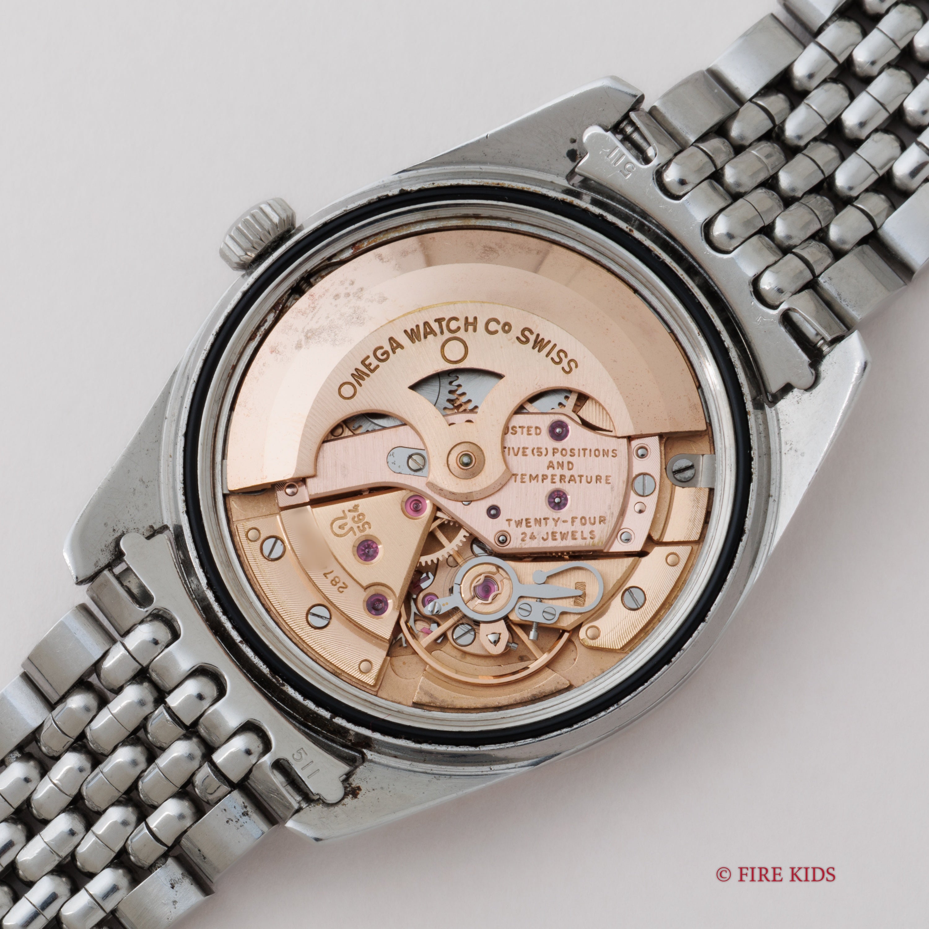 オメガ 1969年製 シーマスター クロノメーター自動巻き Cal.564 純正ライスブレス付き