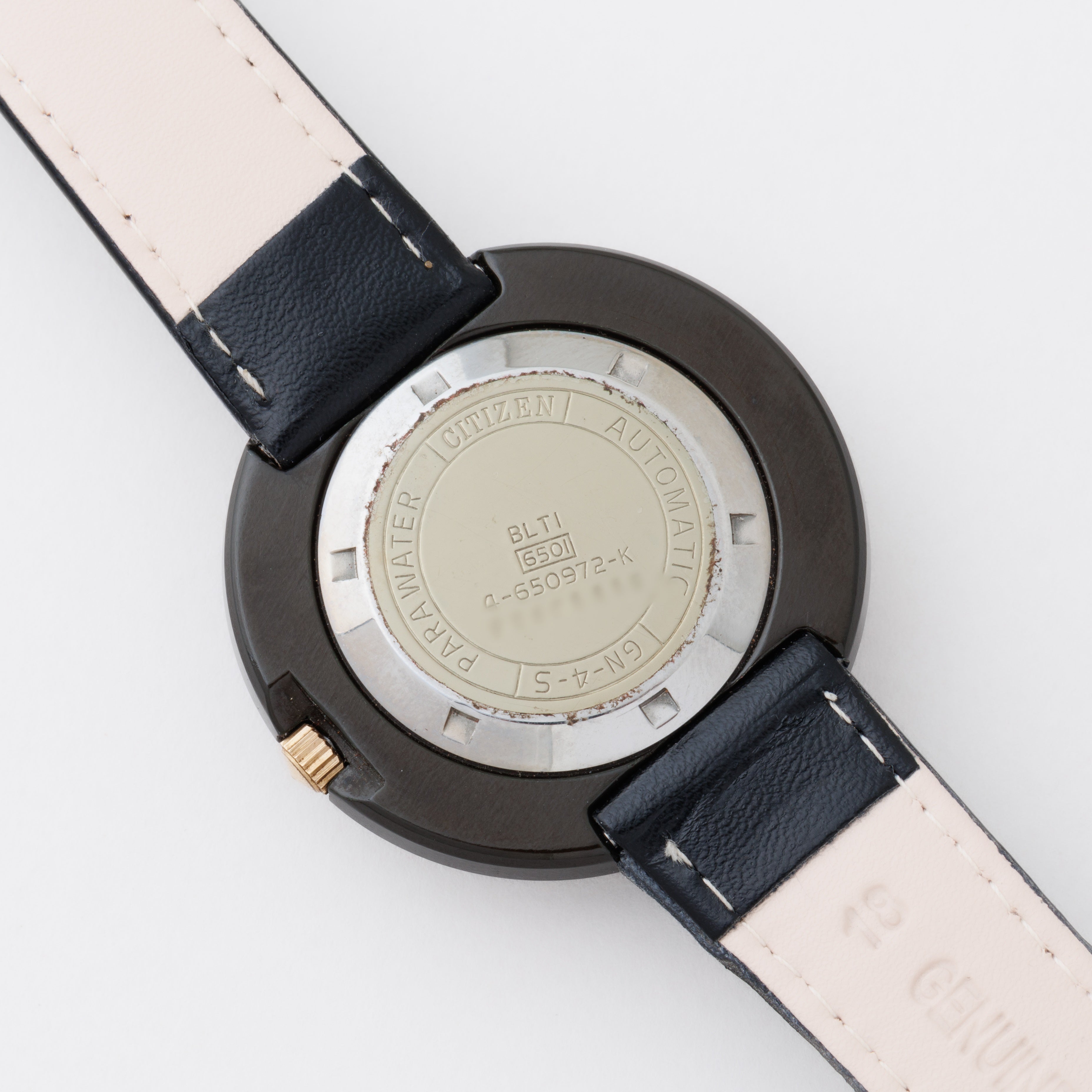 シチズン カスタムV2 1972年製 Ref.4-650972-K ブラッキーケース 純正尾錠付き